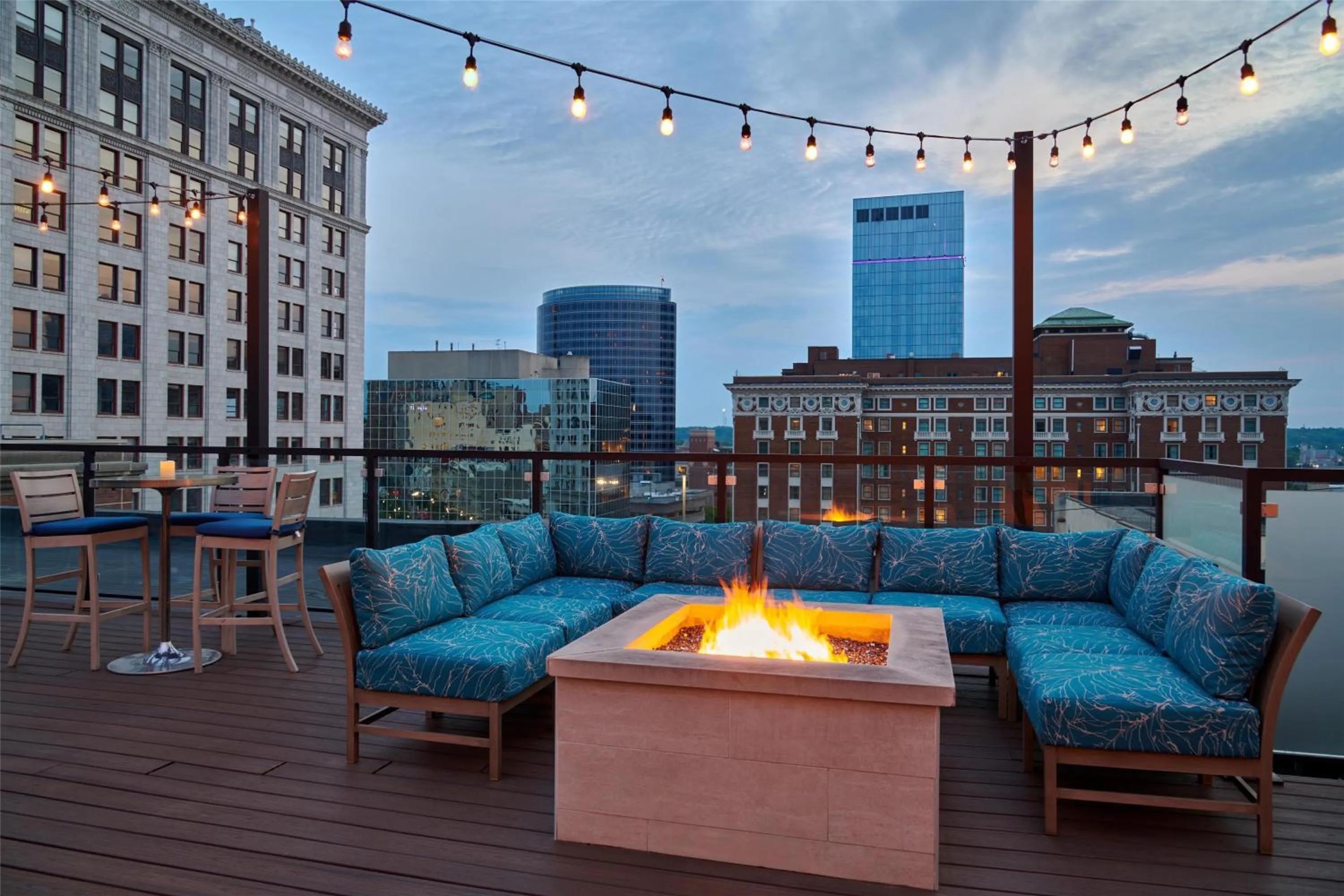 Patio in Homewood Suites by Hilton Grand Rapids Downtown