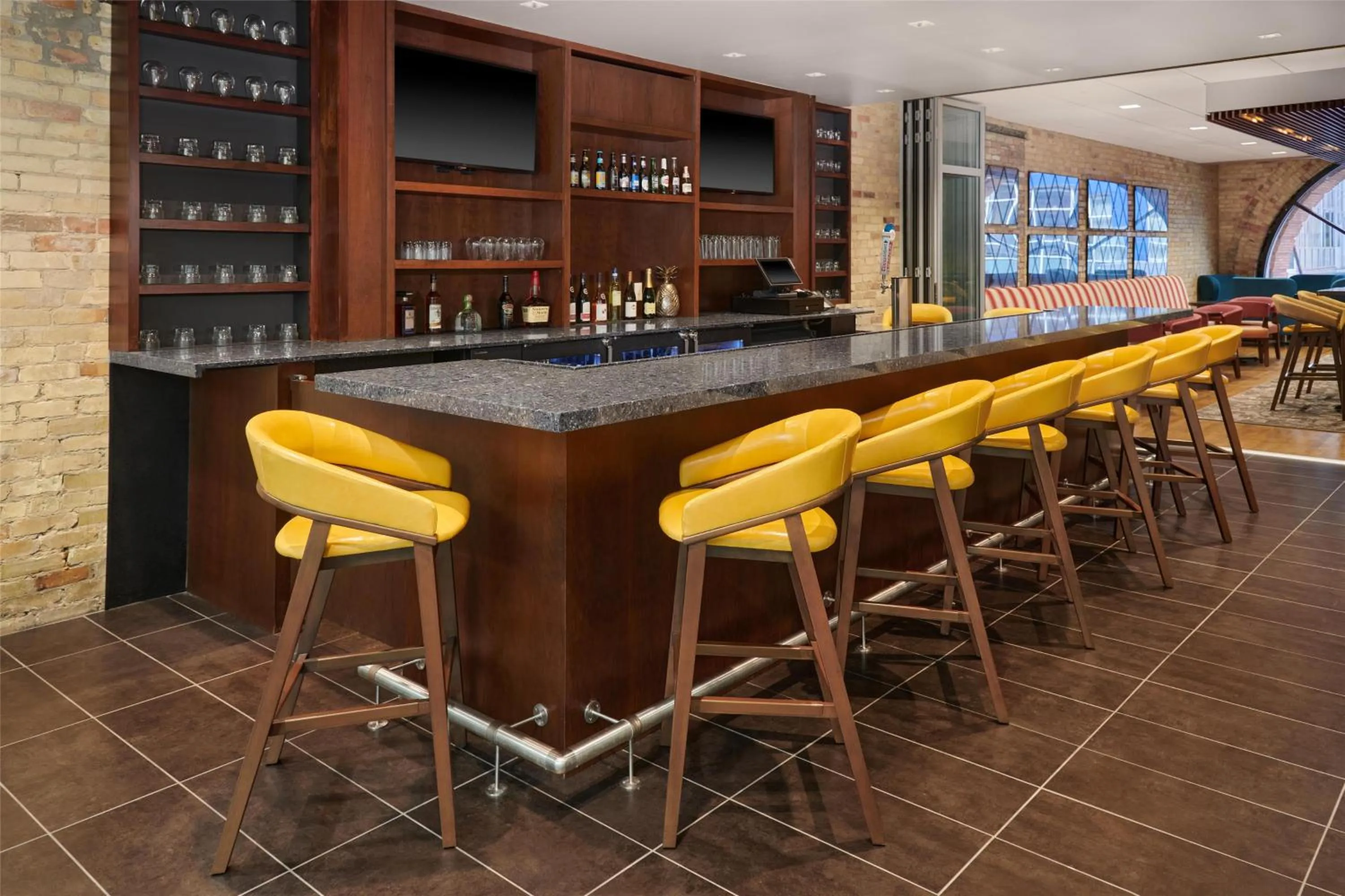 Lounge or bar in Homewood Suites by Hilton Grand Rapids Downtown