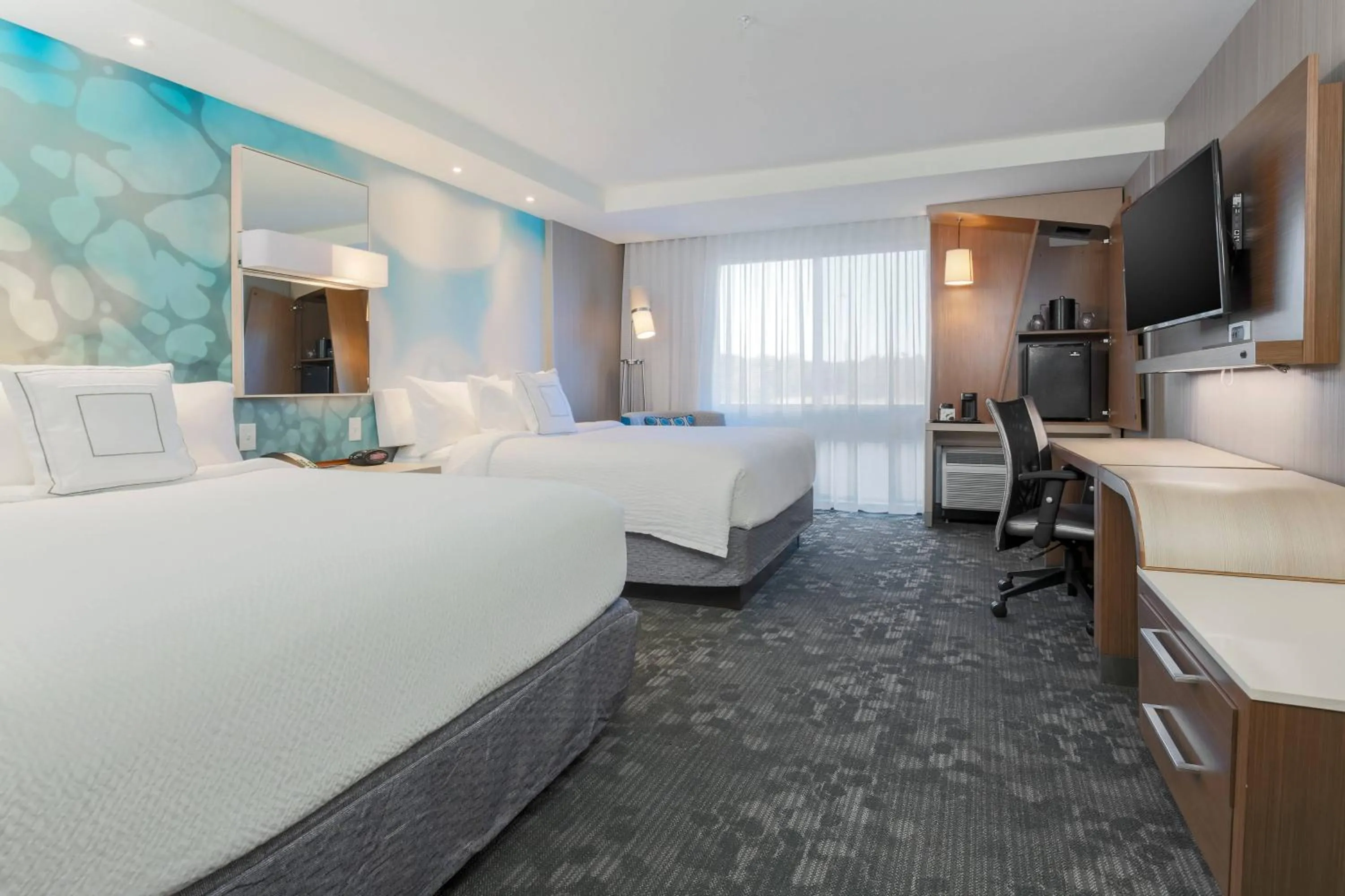 Photo of the whole room, Bed in Courtyard by Marriott Dallas Midlothian at Midlothian Conference Center