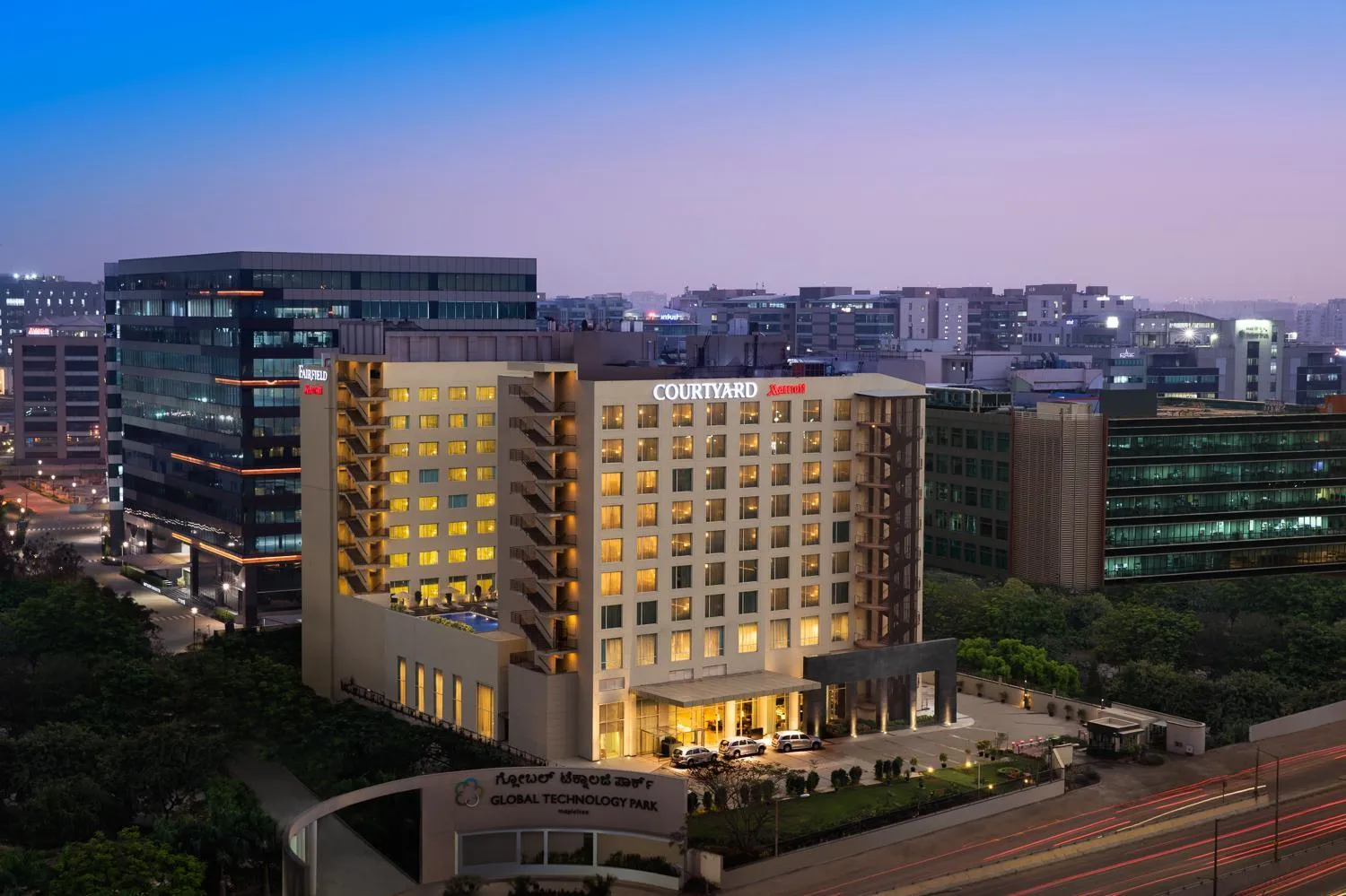 Facade/entrance in Courtyard by Marriott Bengaluru Outer Ring Road