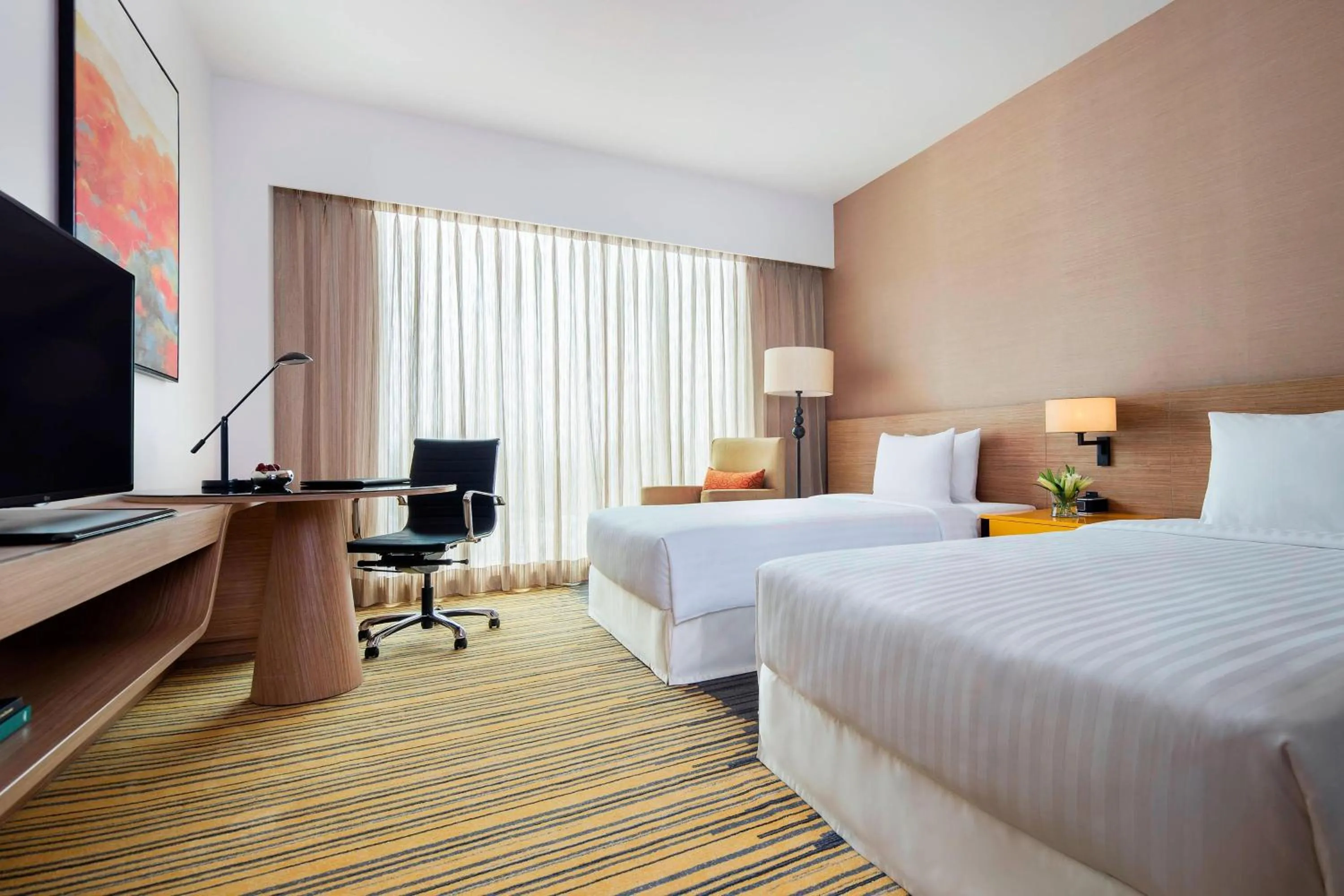 Photo of the whole room, Bed in Courtyard by Marriott Bengaluru Outer Ring Road