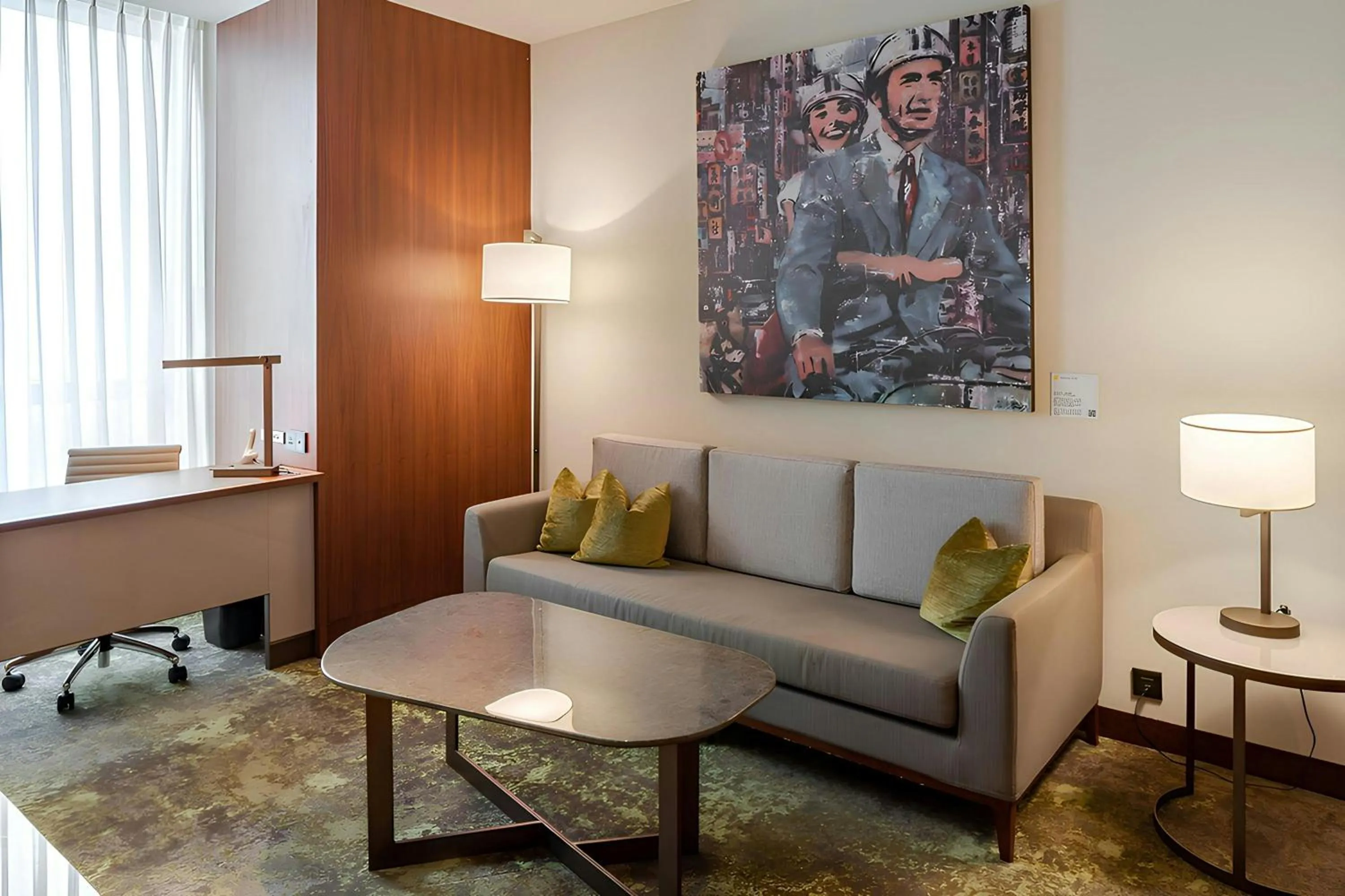 Photo of the whole room in Courtyard by Marriott Taipei