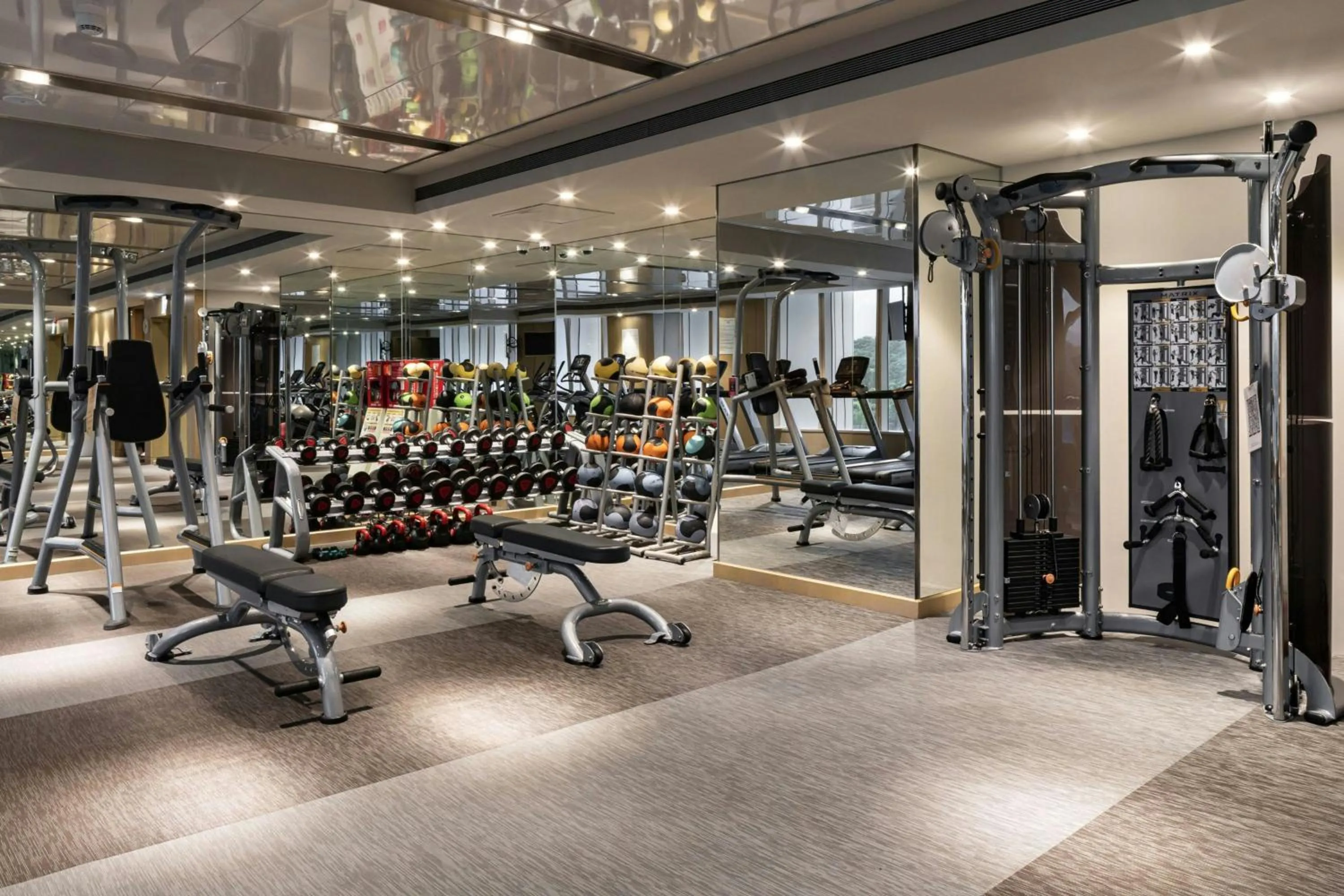 Fitness centre/facilities in Courtyard by Marriott Taipei