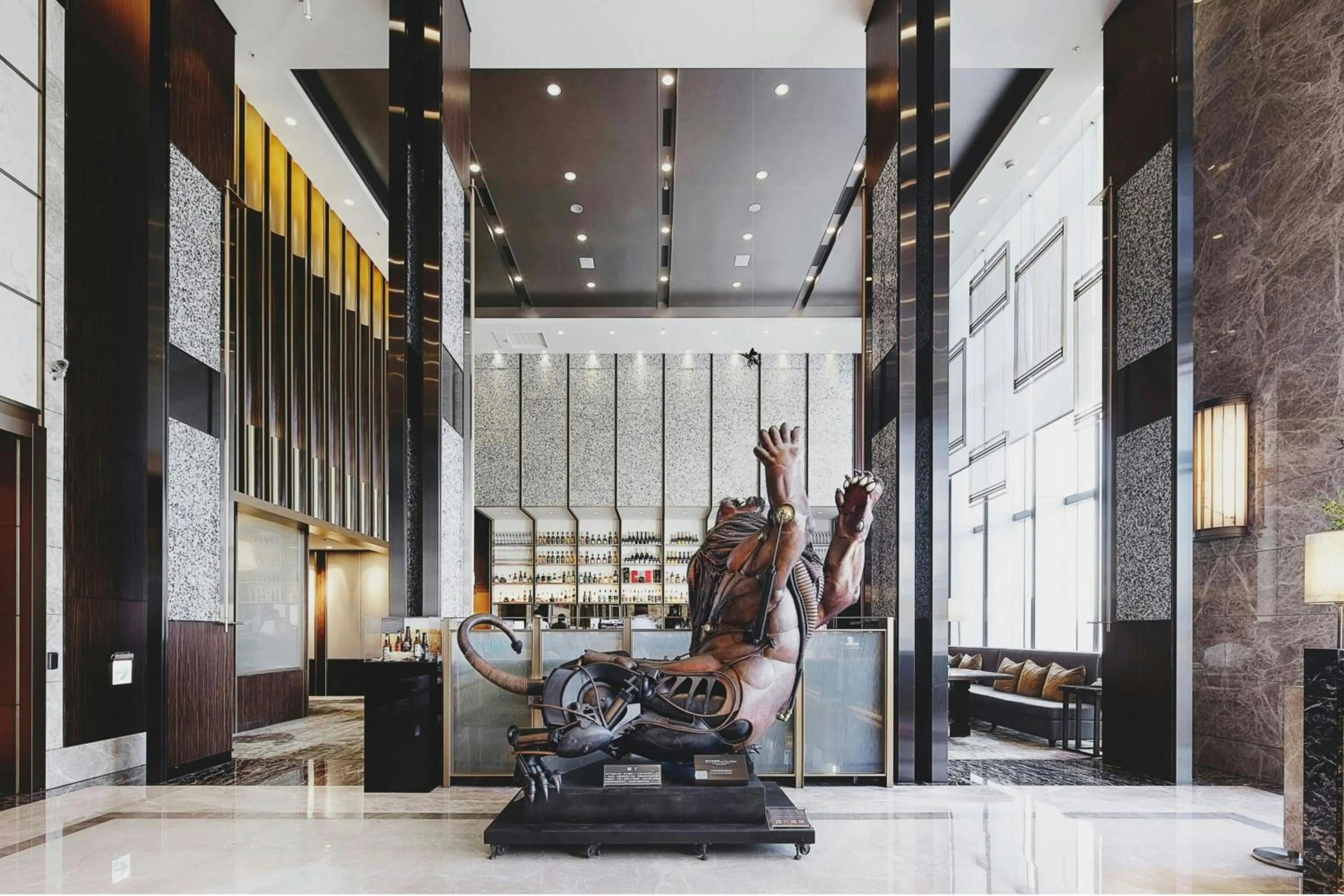 Lobby or reception in Courtyard by Marriott Taipei