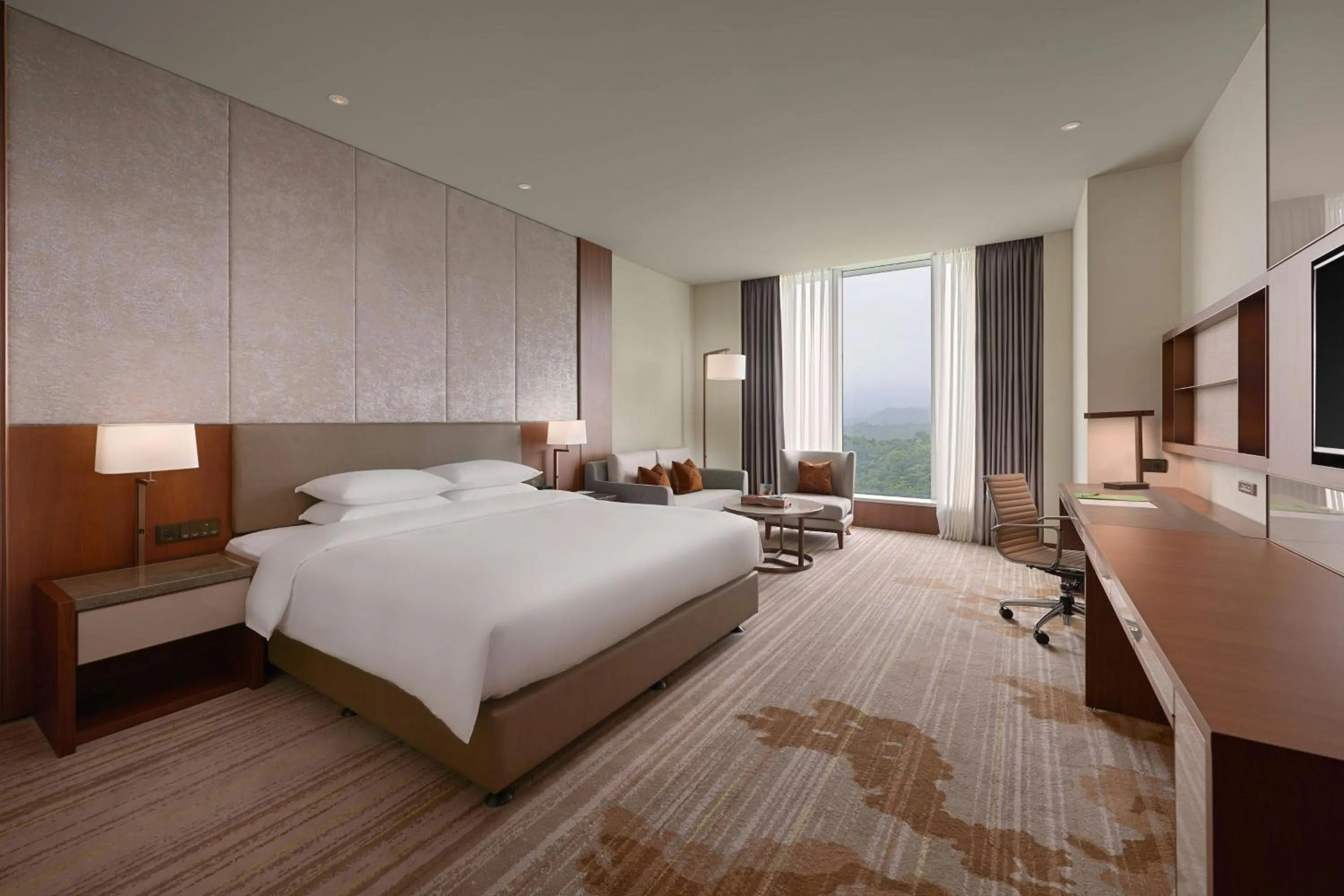 Photo of the whole room, Bed in Courtyard by Marriott Taipei