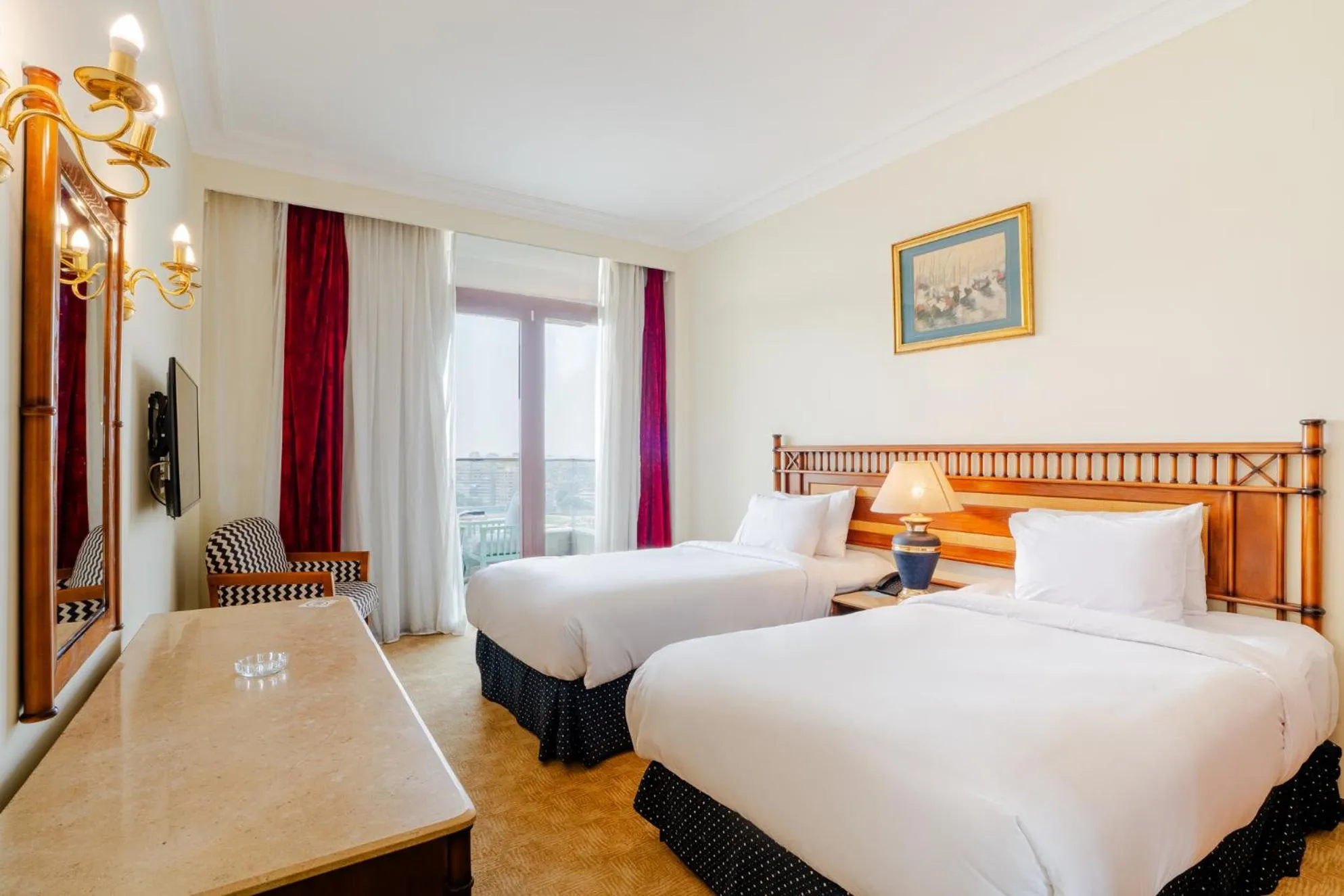 Bed in Om Kolthoom Hotel