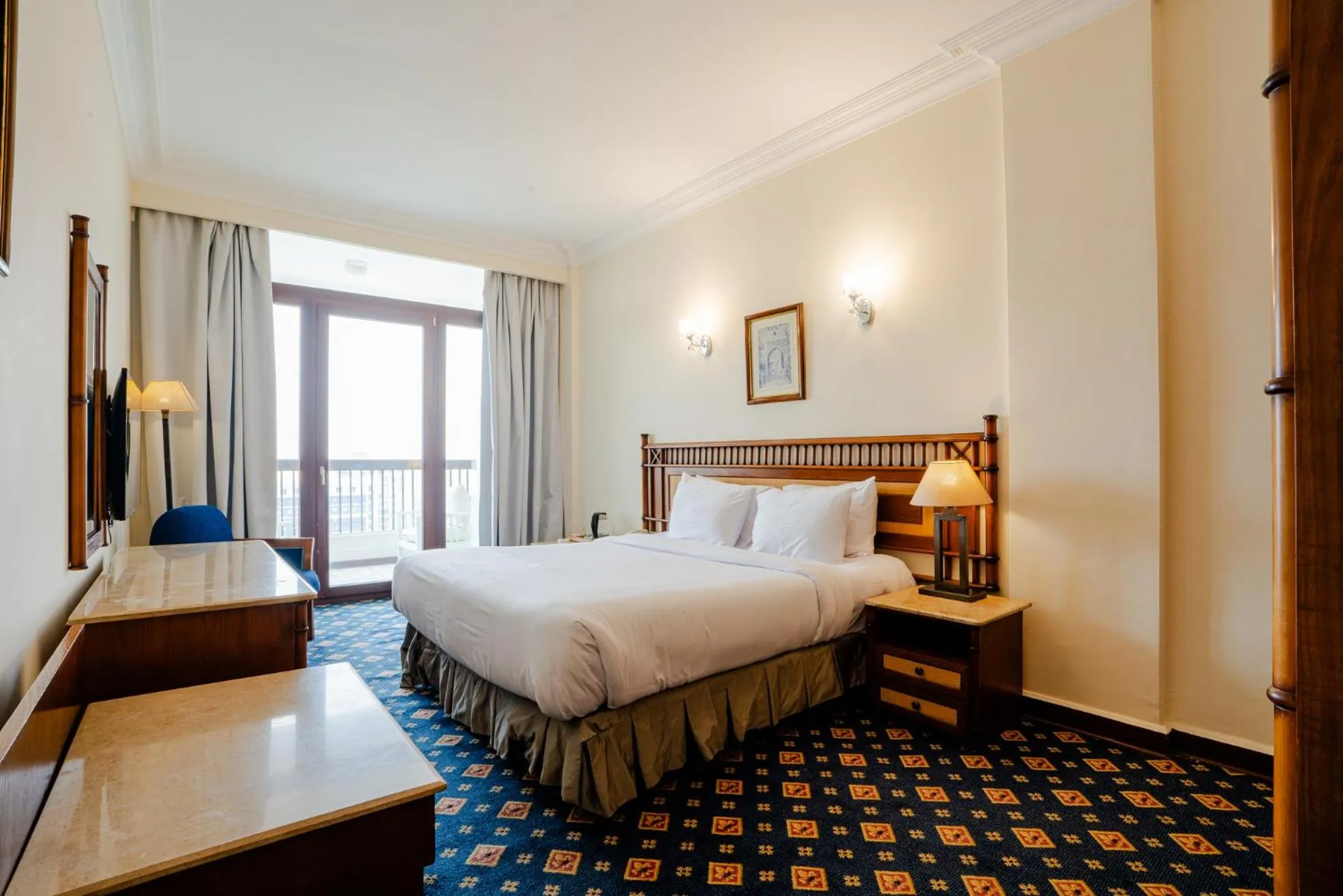 Bed in Om Kolthoom Hotel