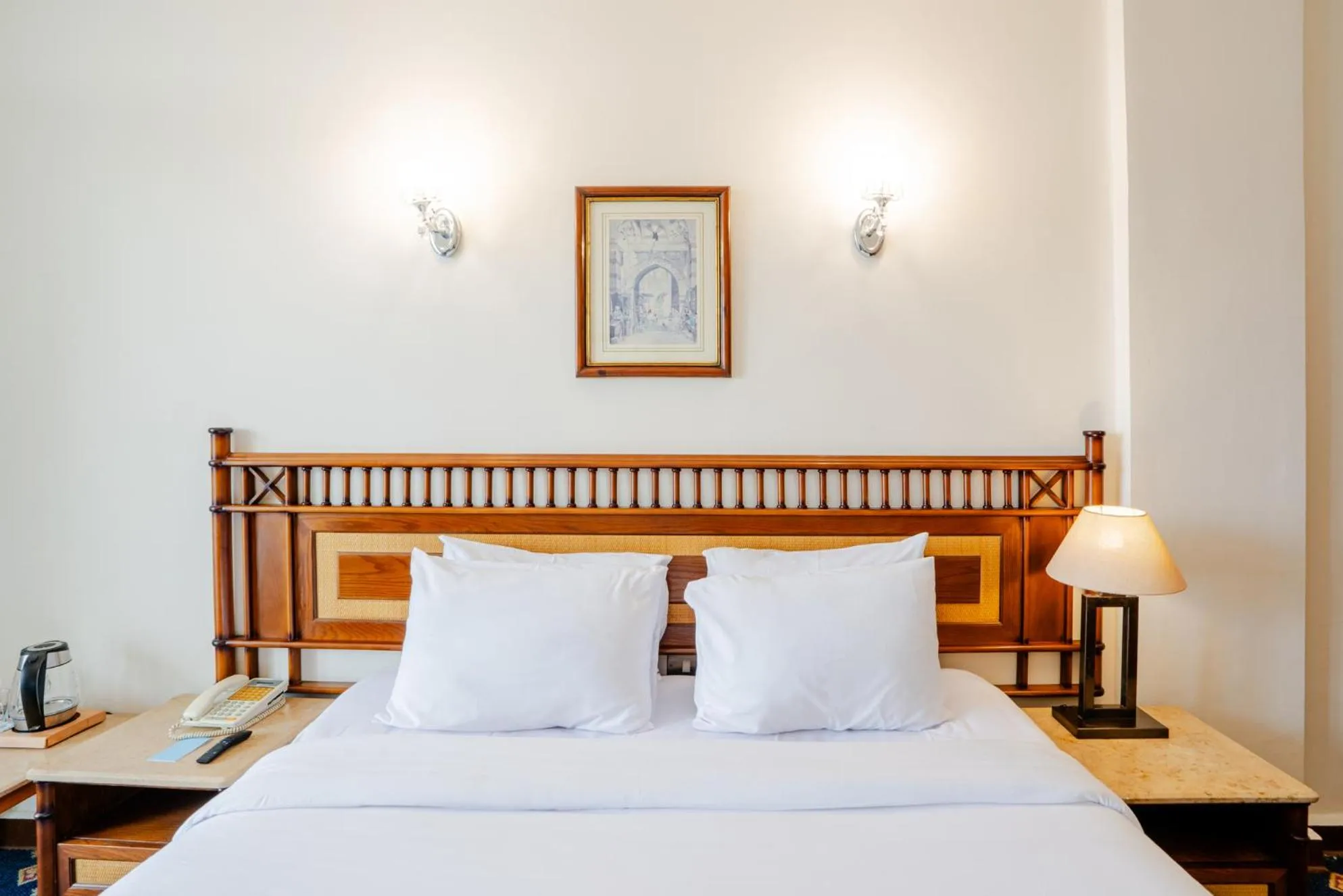 Bed in Om Kolthoom Hotel