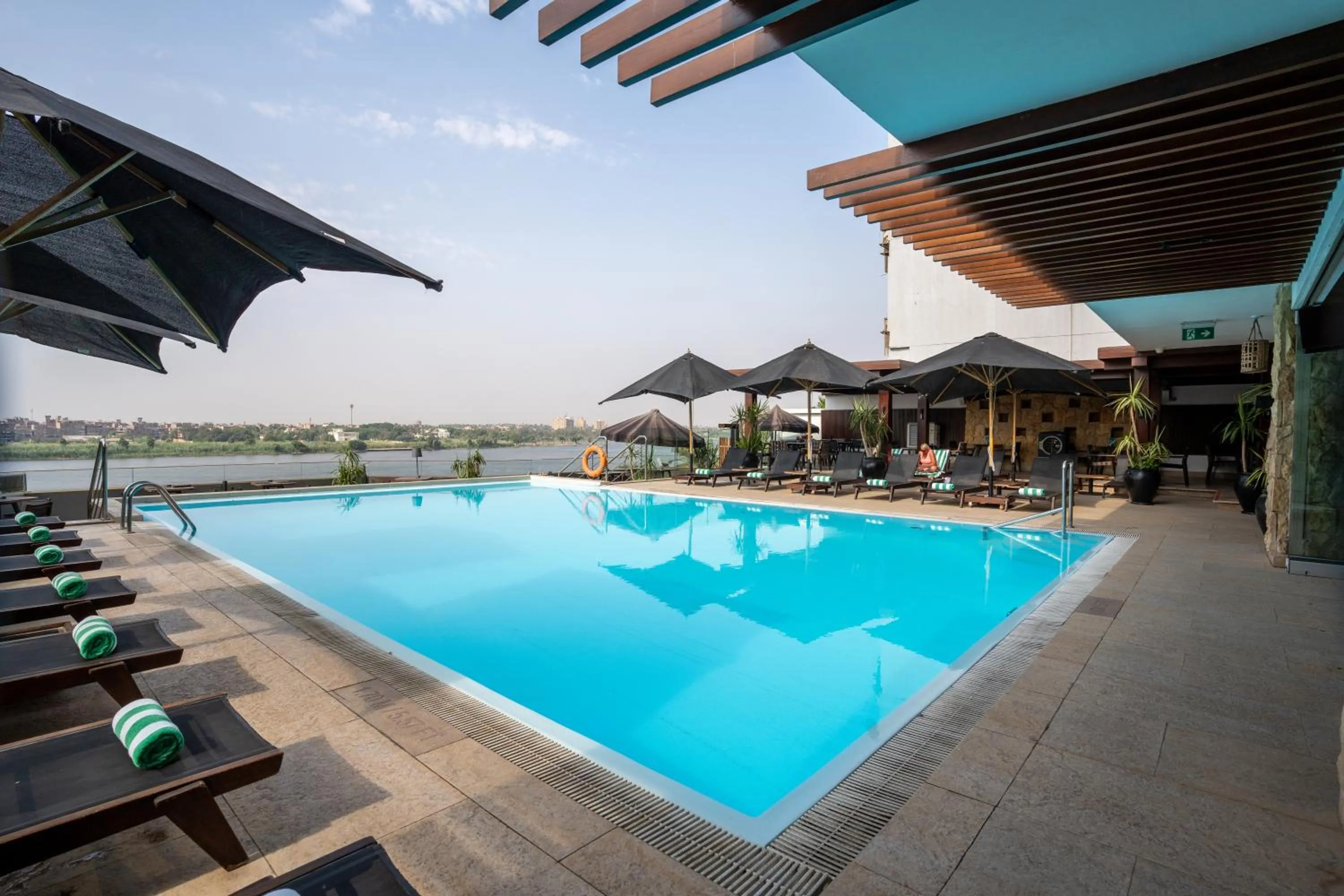 Swimming pool in Holiday Inn Cairo Maadi by IHG