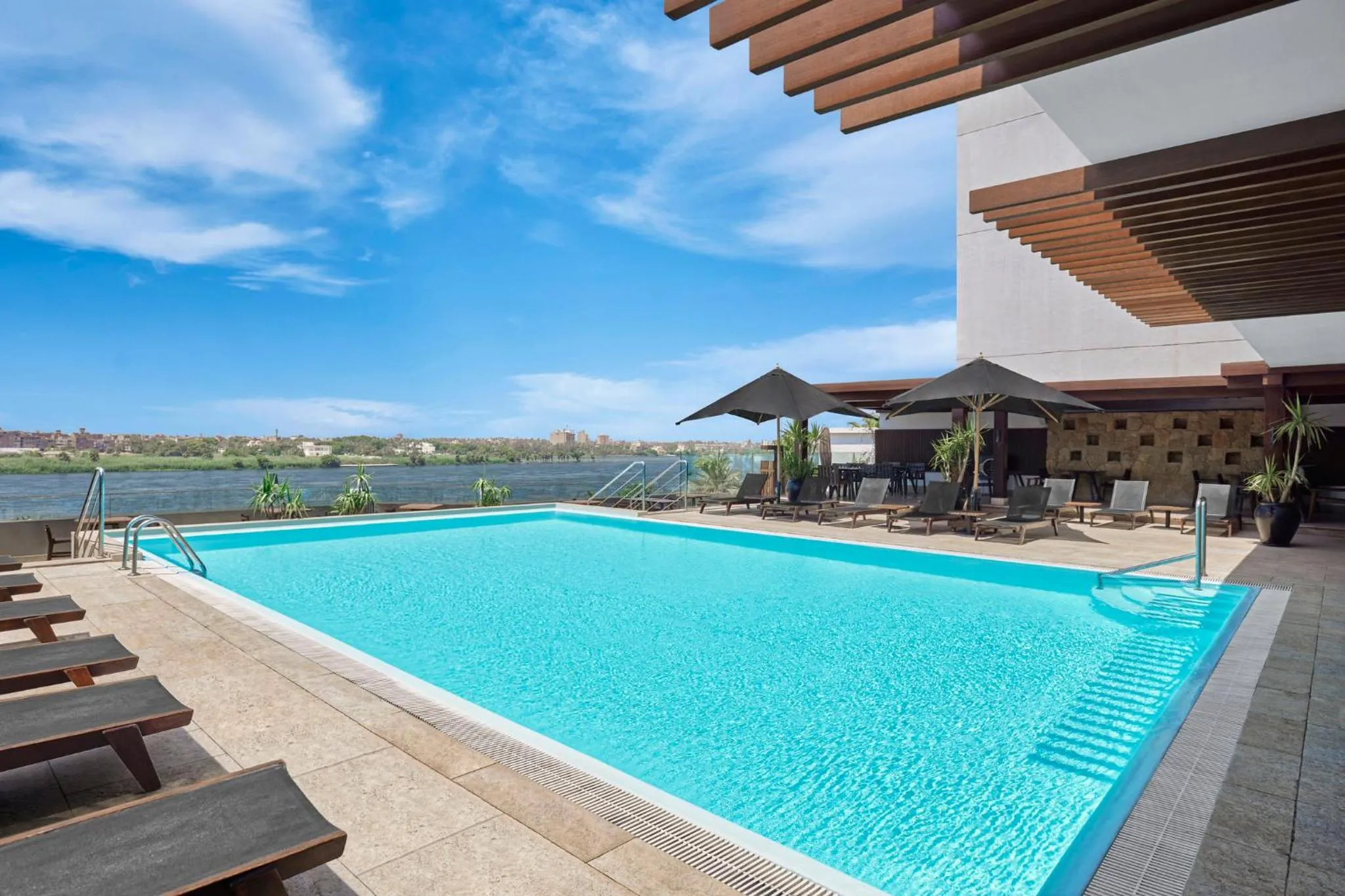 Swimming pool in Holiday Inn Cairo Maadi by IHG
