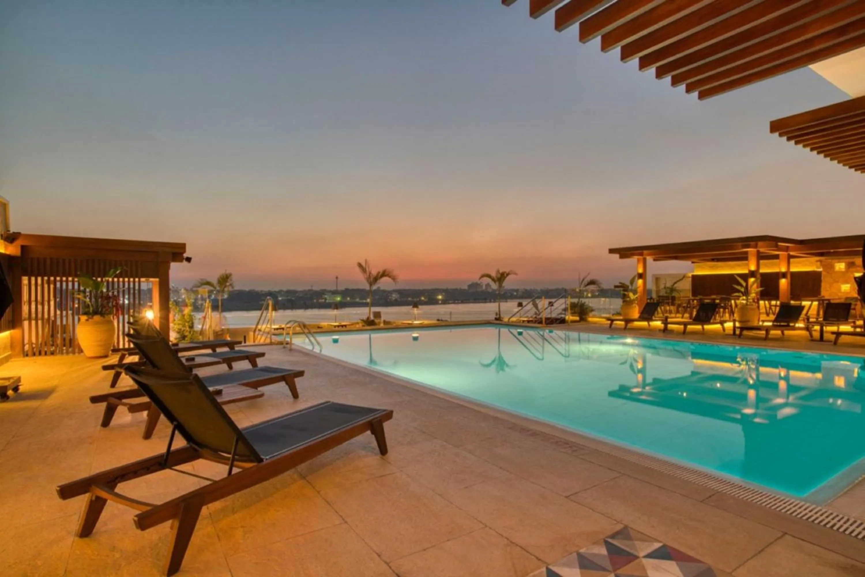 Swimming pool in Holiday Inn Cairo Maadi by IHG