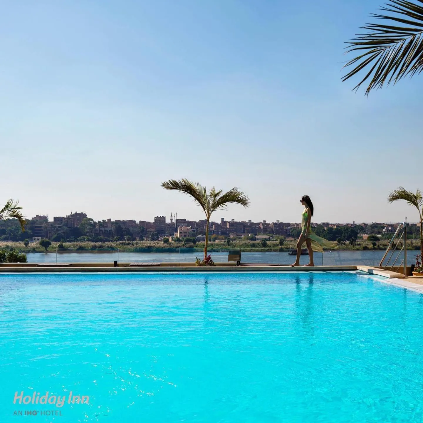 Swimming pool in Holiday Inn Cairo Maadi by IHG