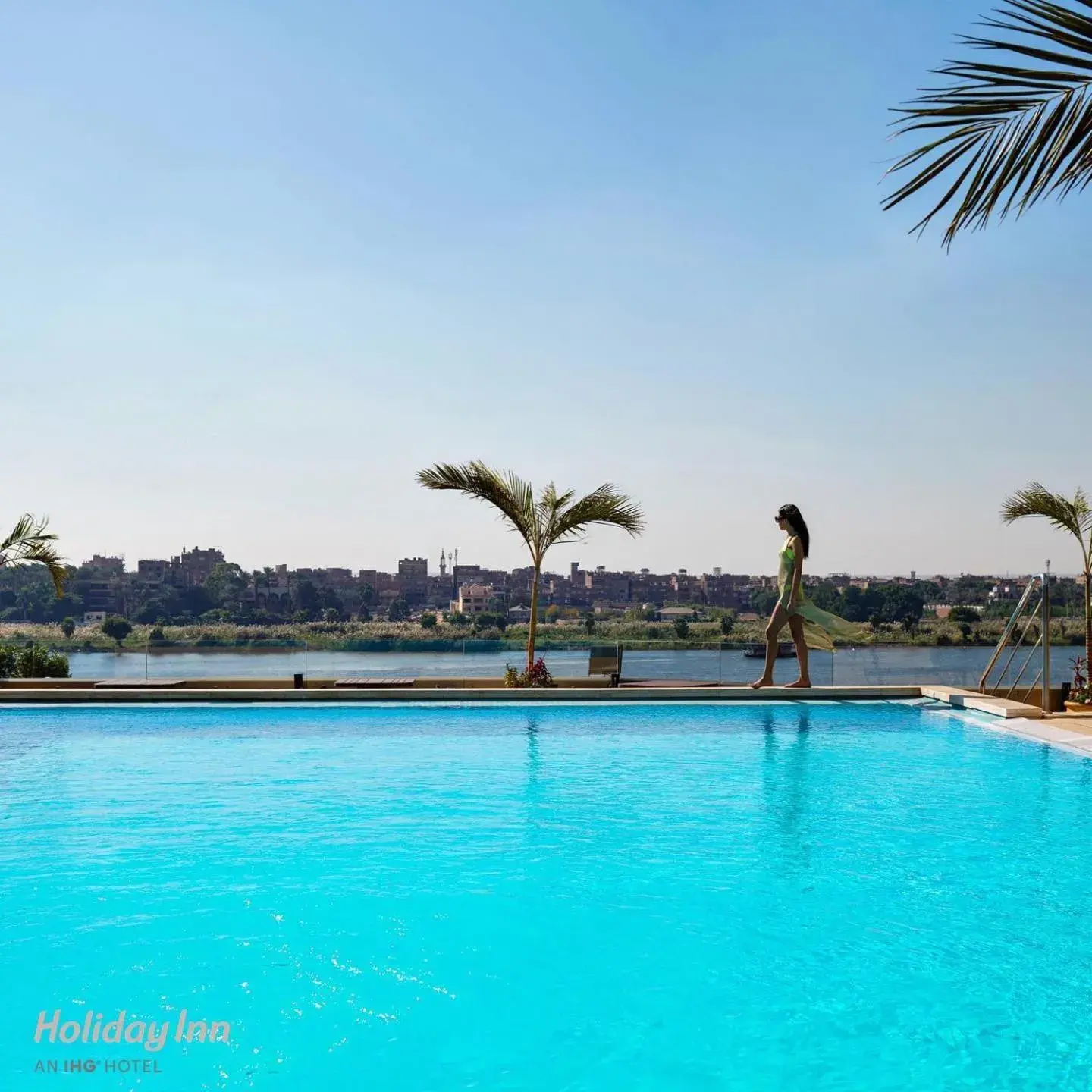Swimming pool in Holiday Inn Cairo Maadi, an IHG Hotel