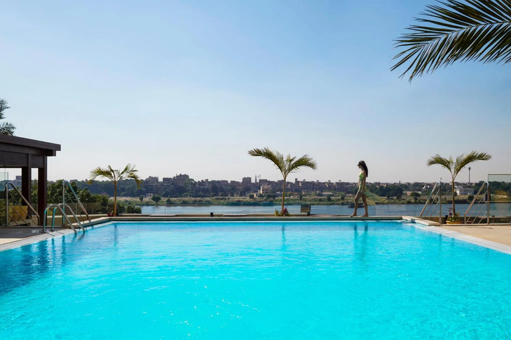 Swimming pool in Holiday Inn Cairo Maadi by IHG