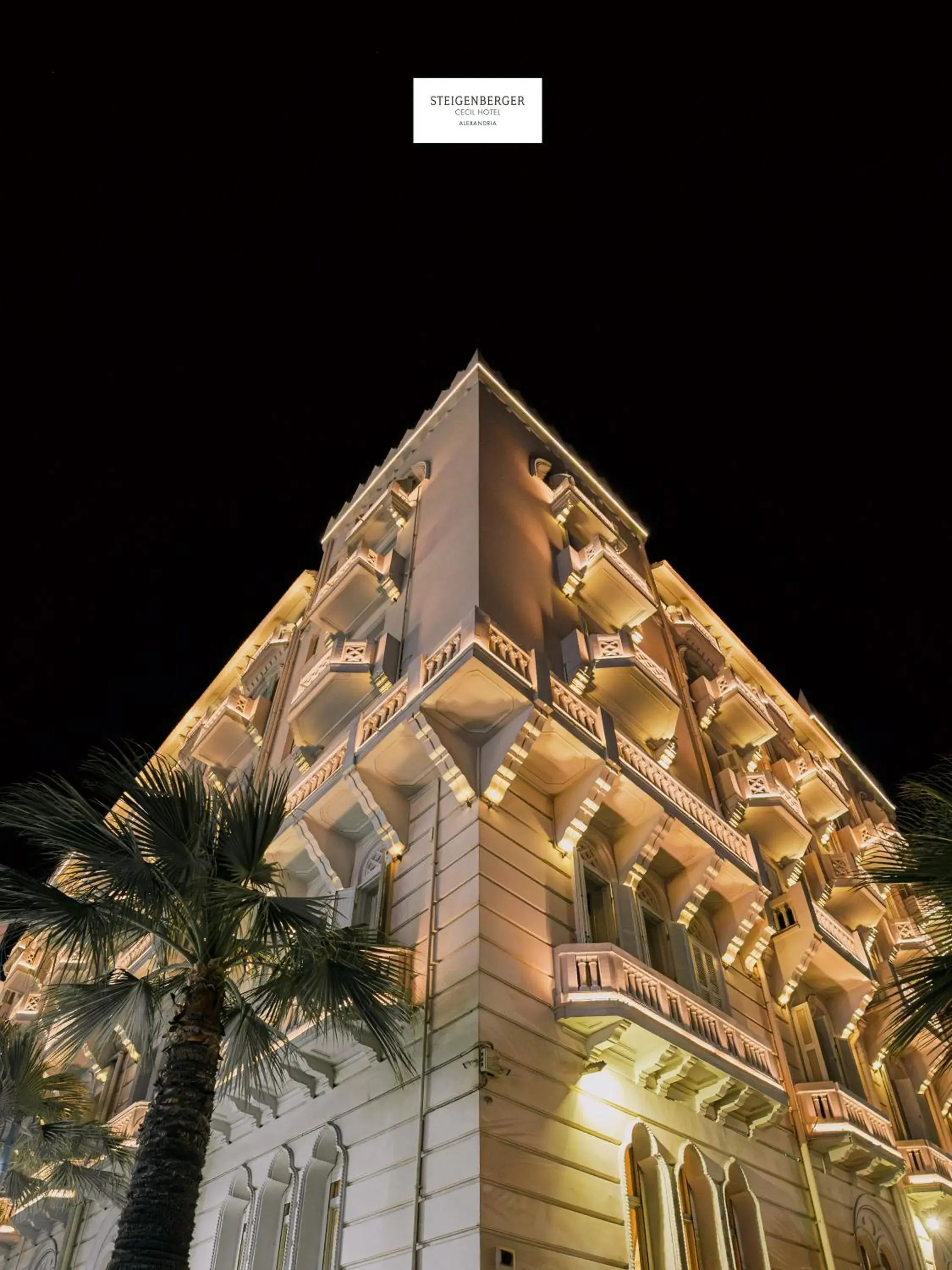 Property building in Steigenberger Cecil Hotel Alexandria Property building in Steigenberger Cecil Hotel Alexandria