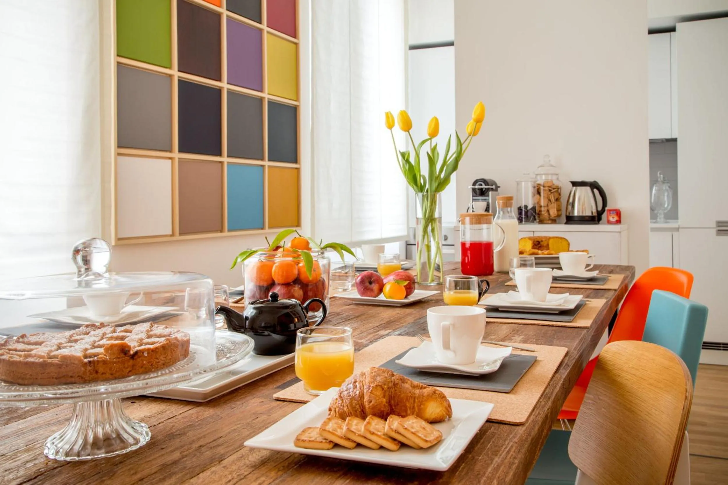 Food and drinks in Belli36rooms near Spanish step and Vatican City