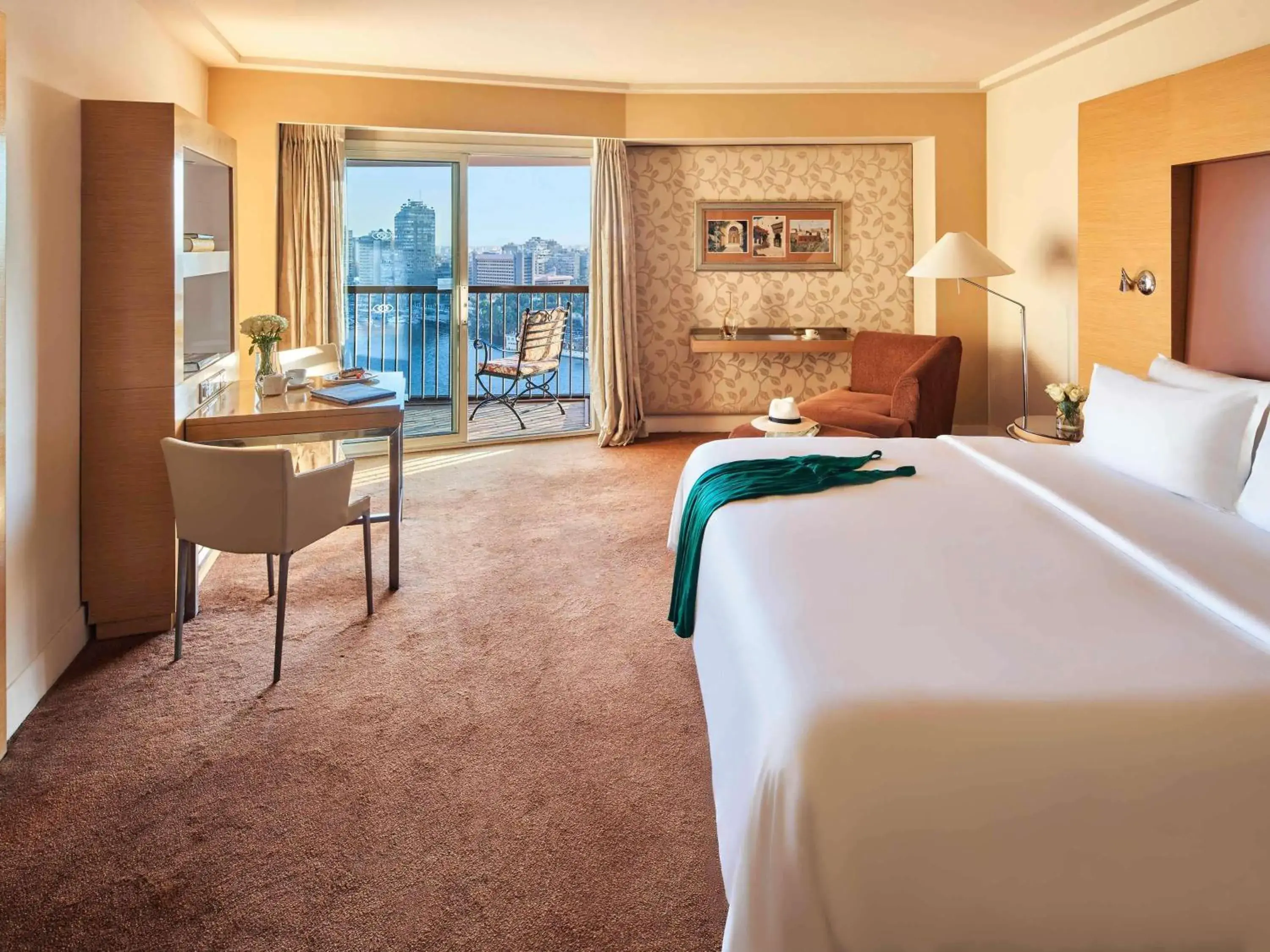 Bedroom, Bed in Sofitel Cairo Nile El Gezirah Bedroom, Bed in Sofitel Cairo Nile El Gezirah