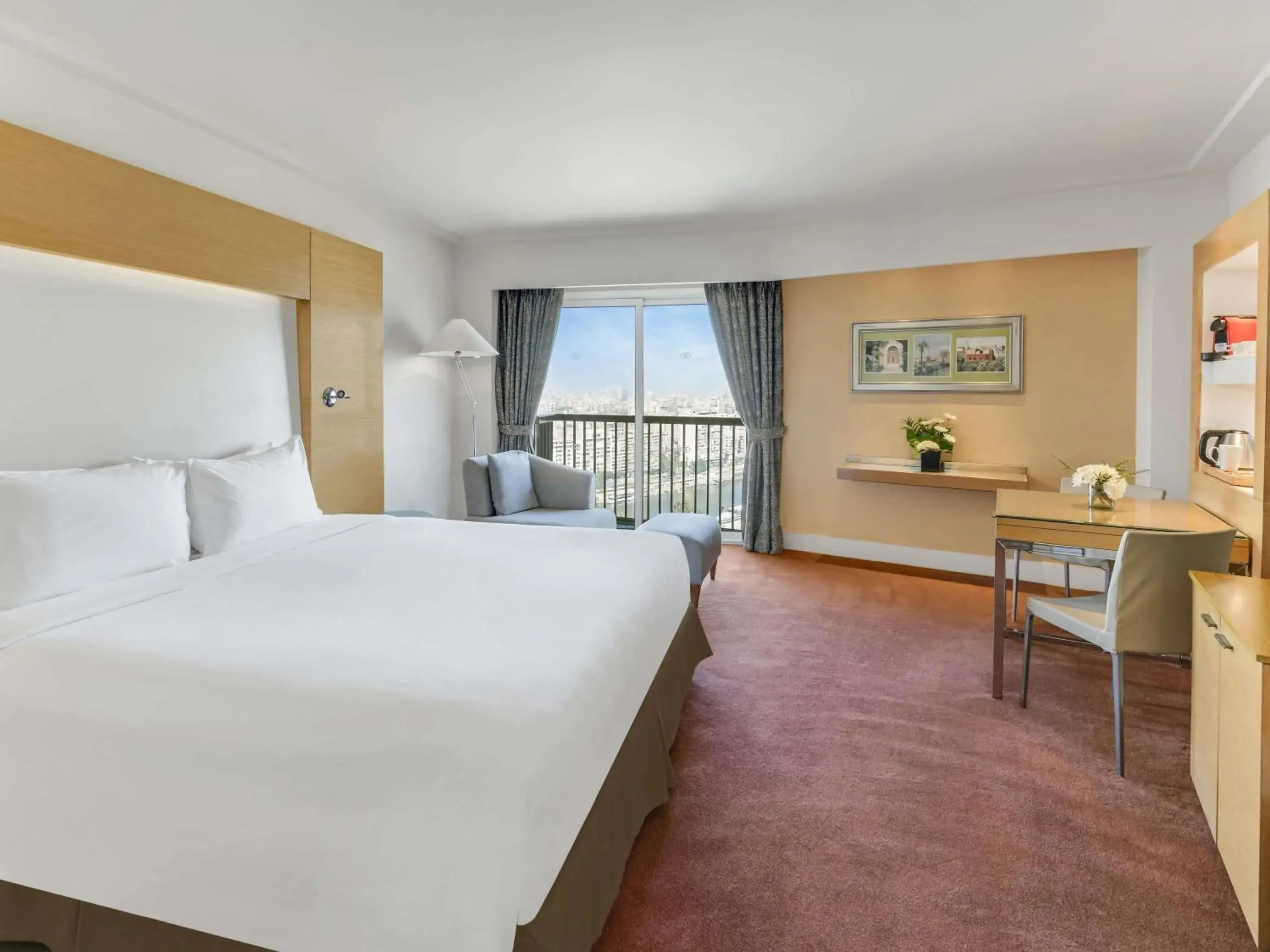 Bedroom, Bed in Sofitel Cairo Nile El Gezirah Bedroom, Bed in Sofitel Cairo Nile El Gezirah