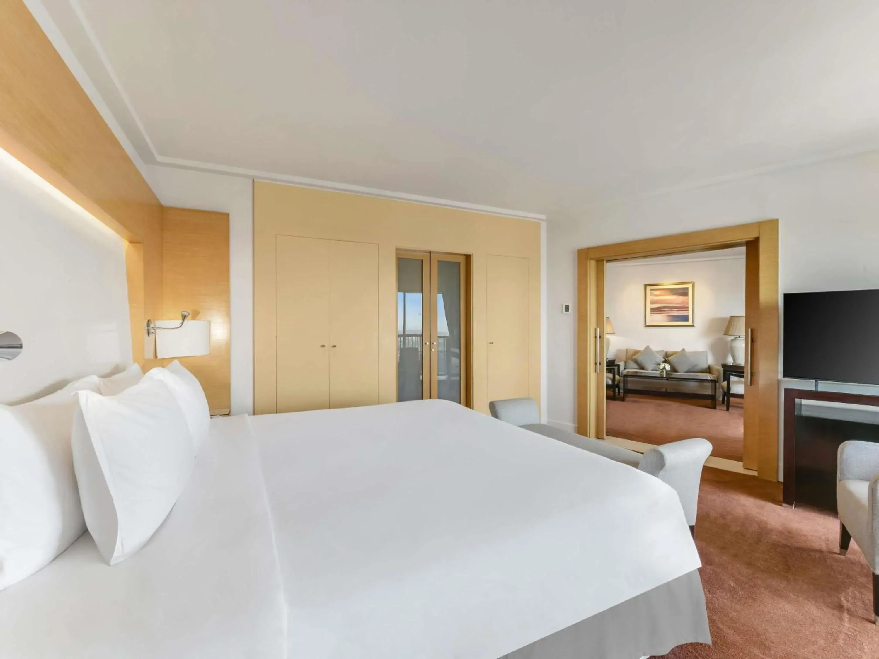 Bedroom, Bed in Sofitel Cairo Nile El Gezirah Bedroom, Bed in Sofitel Cairo Nile El Gezirah