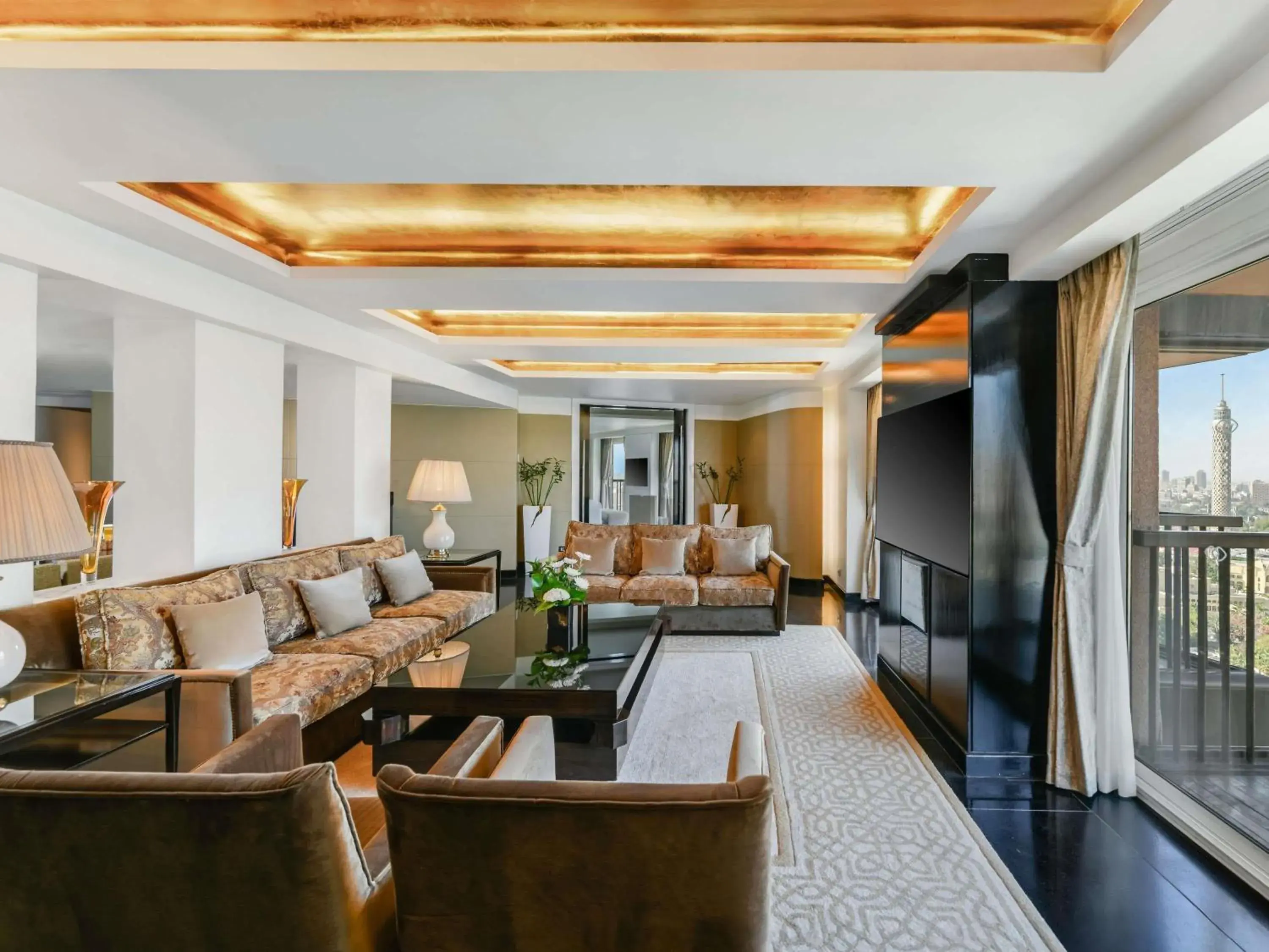 Bedroom in Sofitel Cairo Nile El Gezirah Bedroom in Sofitel Cairo Nile El Gezirah