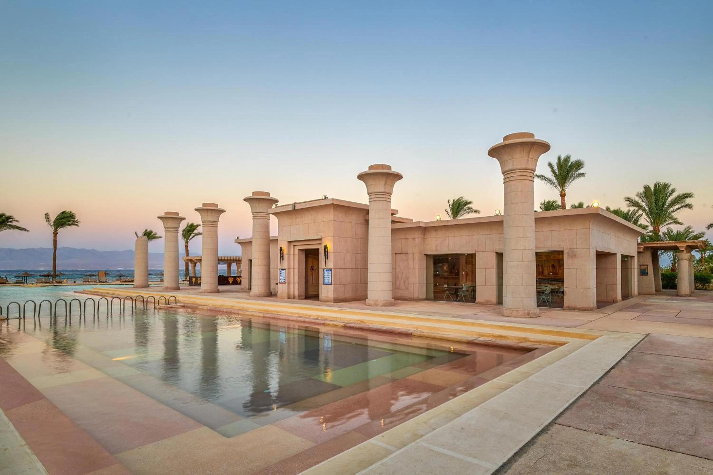 Swimming pool in Mosaique Beach Resort Taba Heights