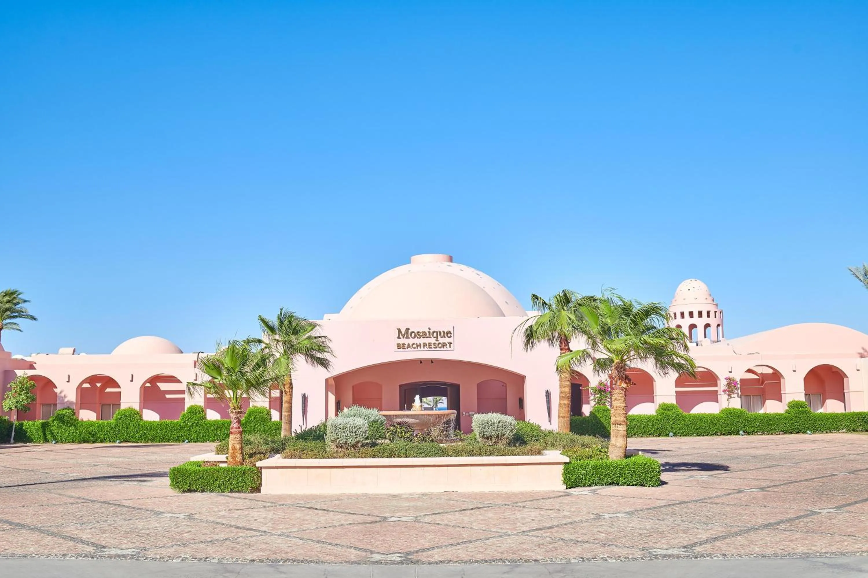 Property building in Mosaique Beach Resort Taba Heights