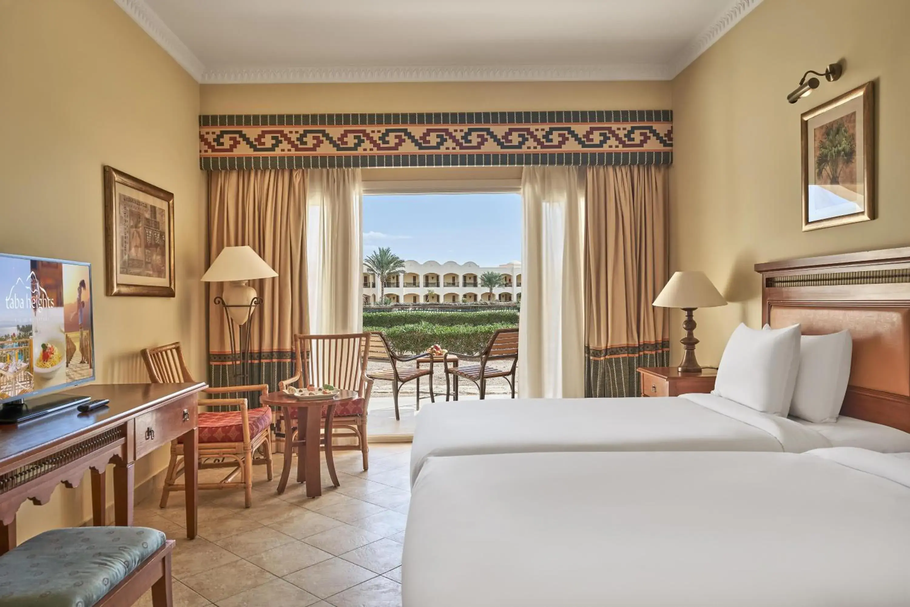 Garden View Room Twin Bed in Mosaique Beach Resort Taba Heights Garden View Room Twin Bed in Mosaique Beach Resort Taba Heights