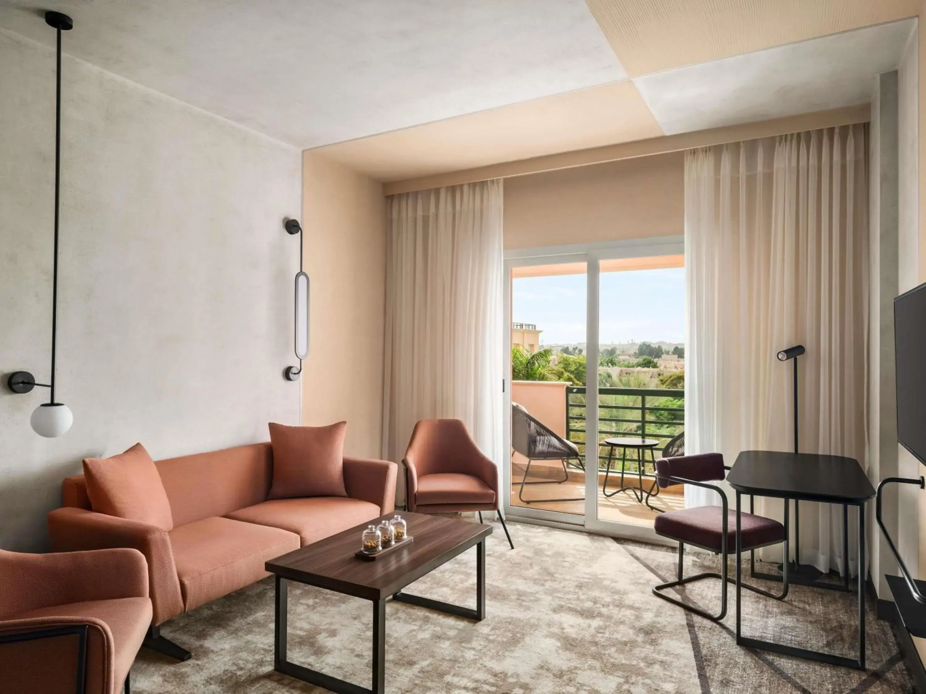 Junior Suite with One Double Bed and Balcony in Novotel Cairo 6th Of October Junior Suite with One Double Bed and Balcony in Novotel Cairo 6th Of October