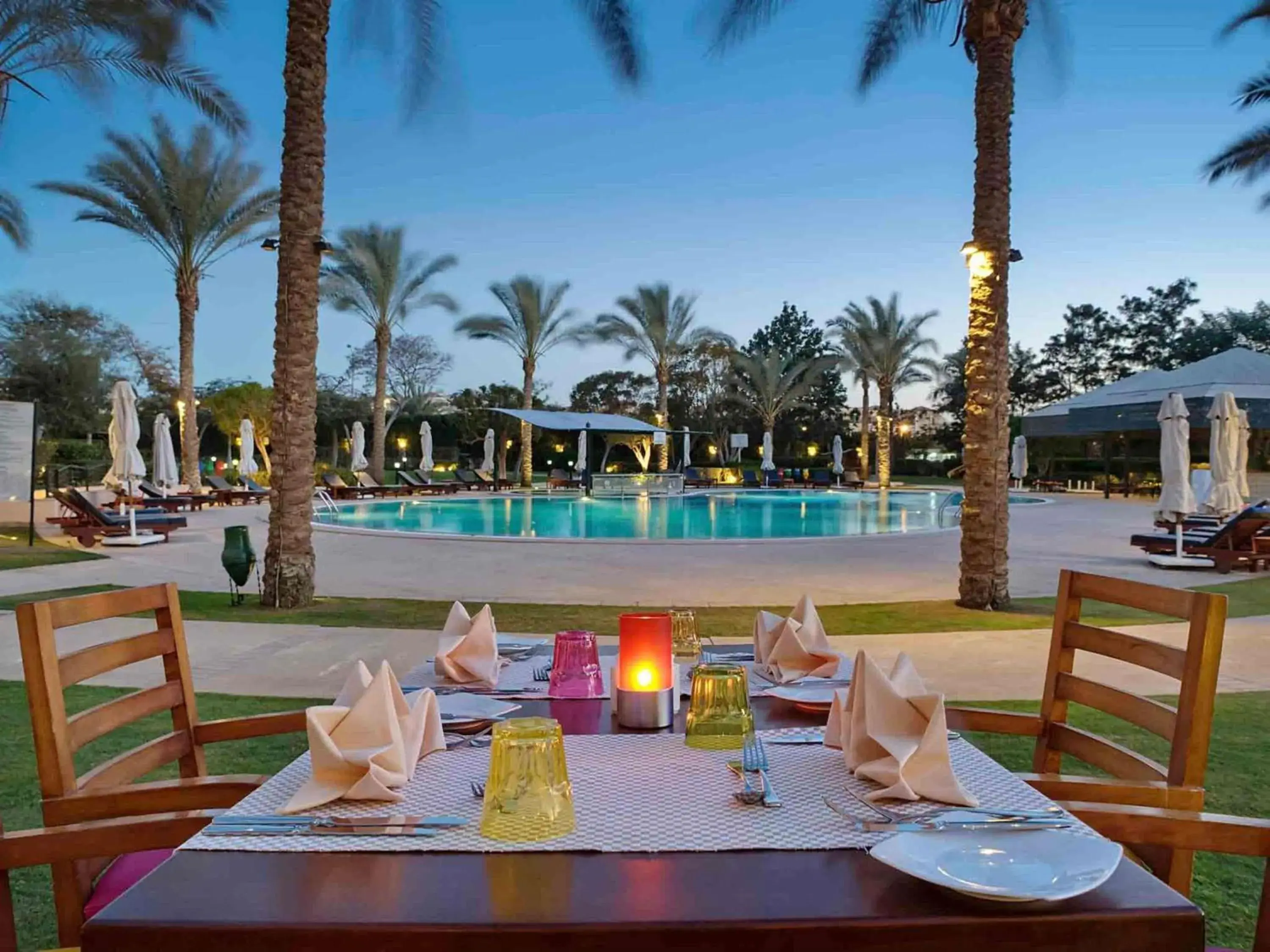 Pool view in Novotel Cairo 6th Of October Pool view in Novotel Cairo 6th Of October