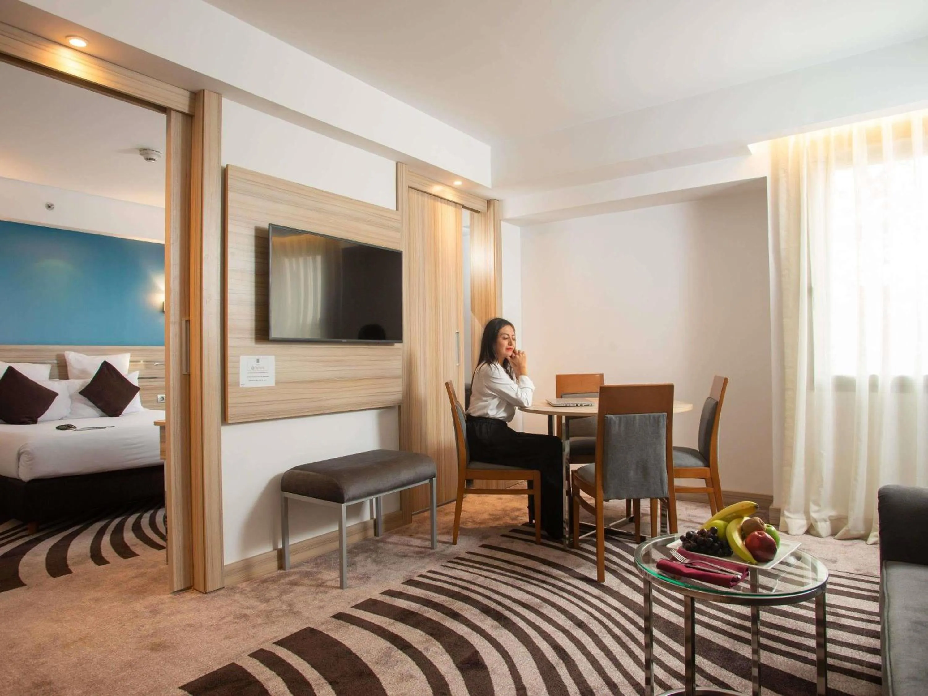 Bedroom, Bed in Novotel Cairo Airport