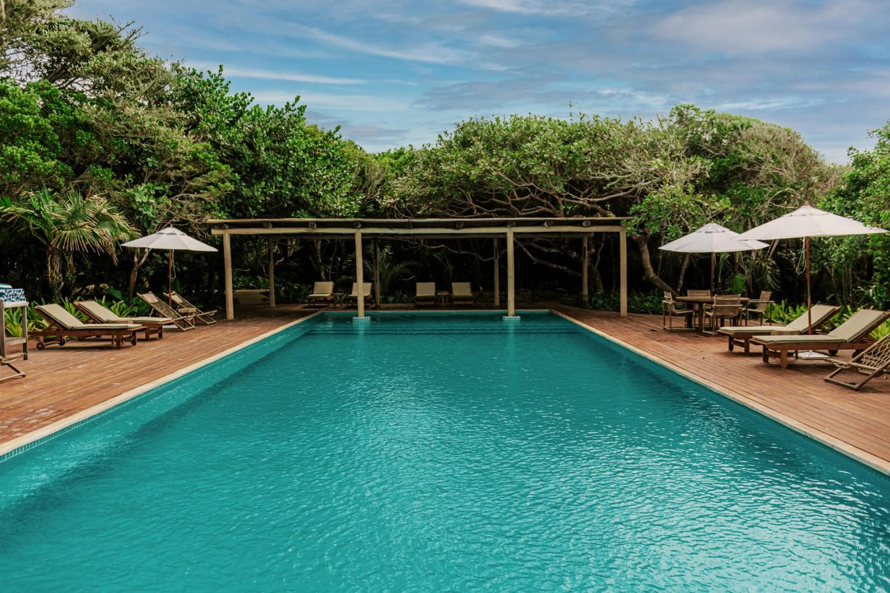 Swimming pool in Pousada Tutabel