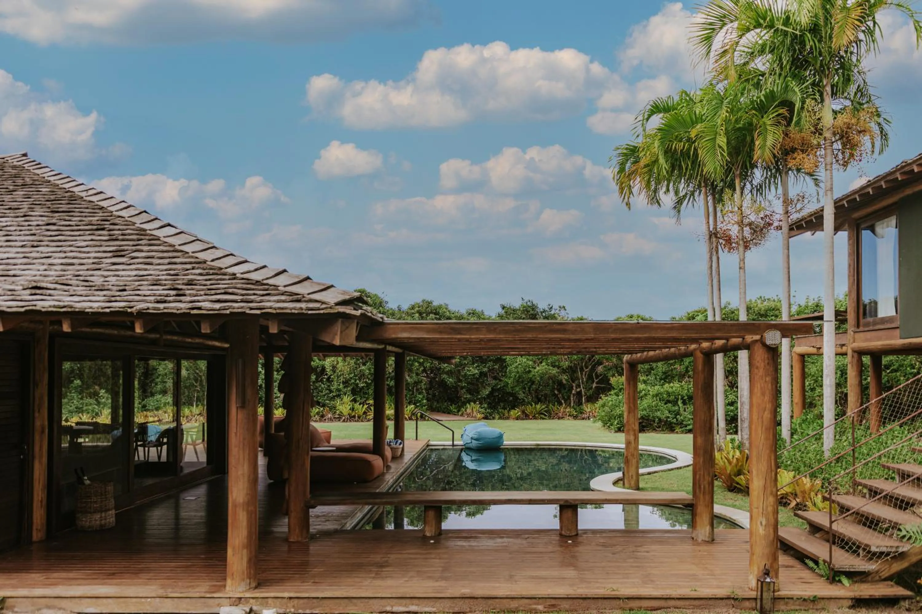 Swimming pool in Pousada Tutabel