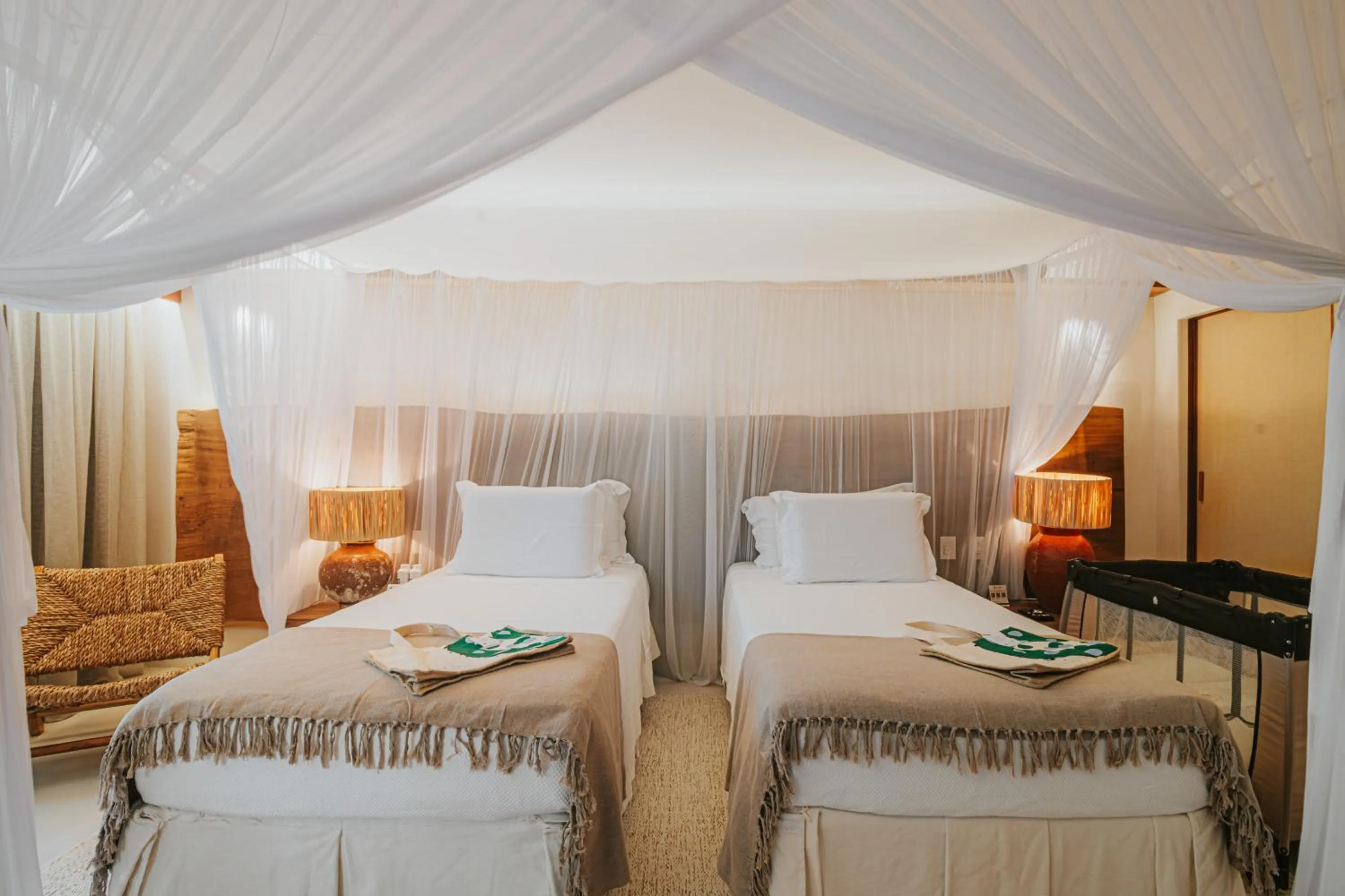 Bed in Pousada Tutabel