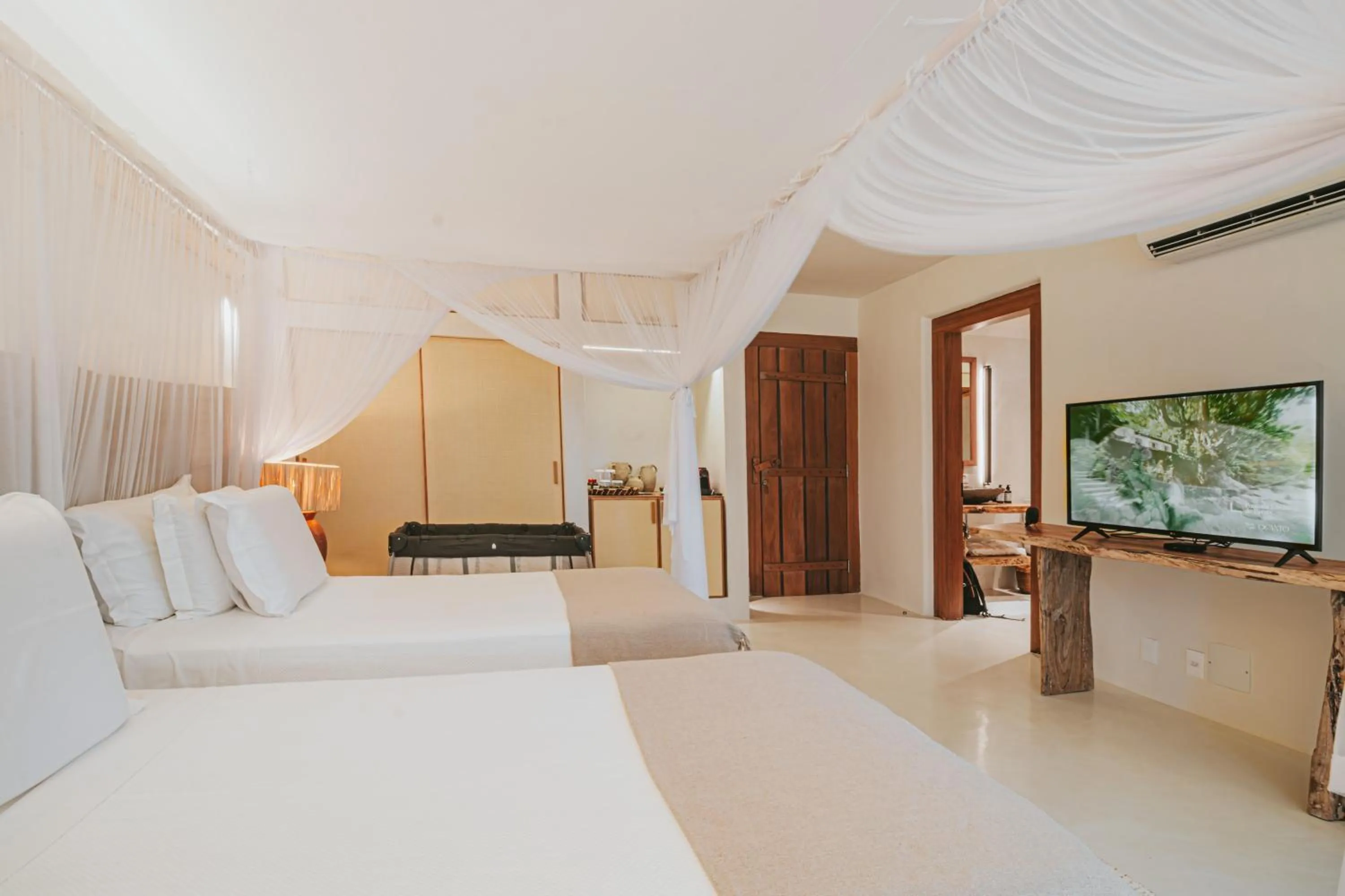 Bed in Pousada Tutabel