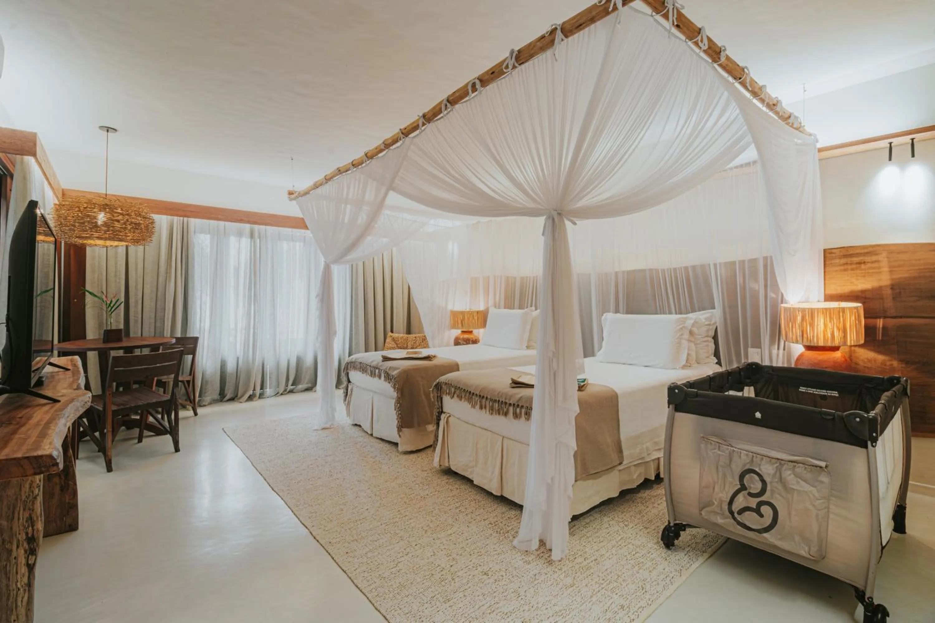 Bed in Pousada Tutabel