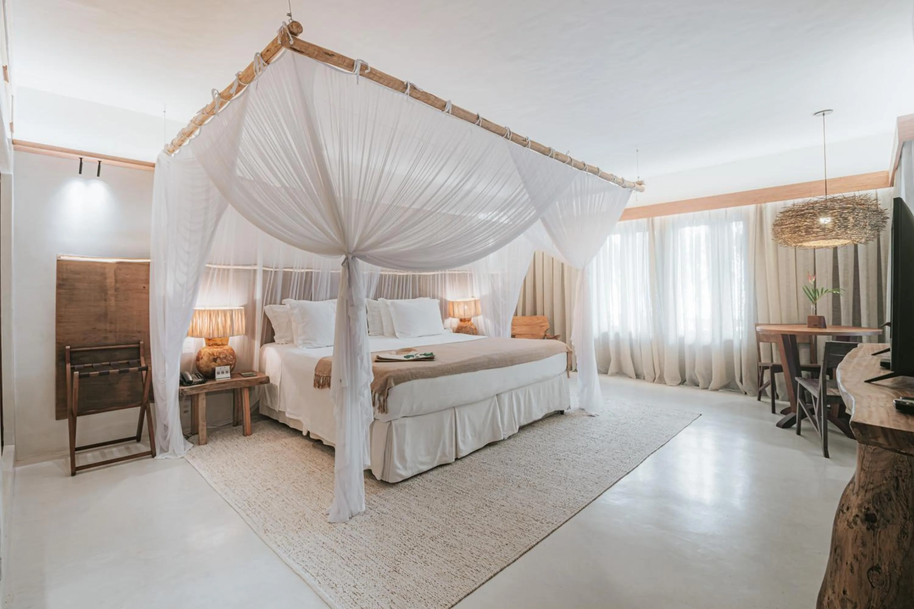 Bed in Pousada Tutabel