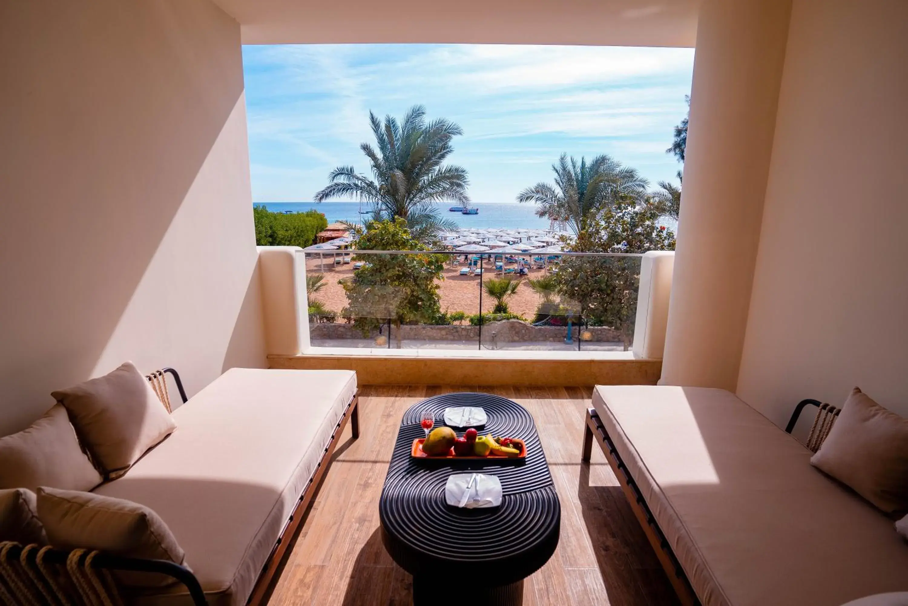 Balcony/Terrace, Seating Area in Hotel Novotel Sharm El-Sheikh