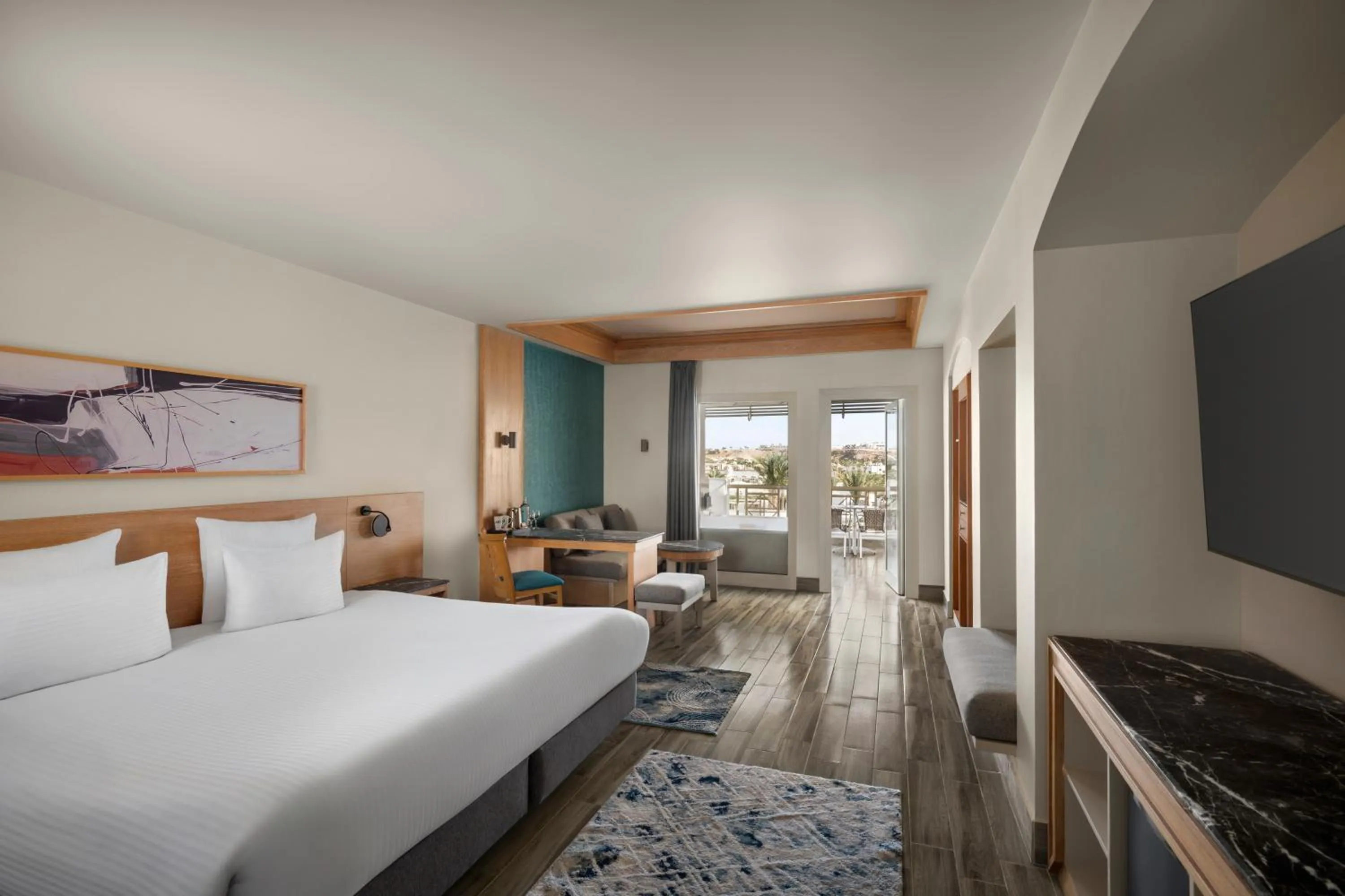 Bed in Hotel Novotel Sharm El-Sheikh