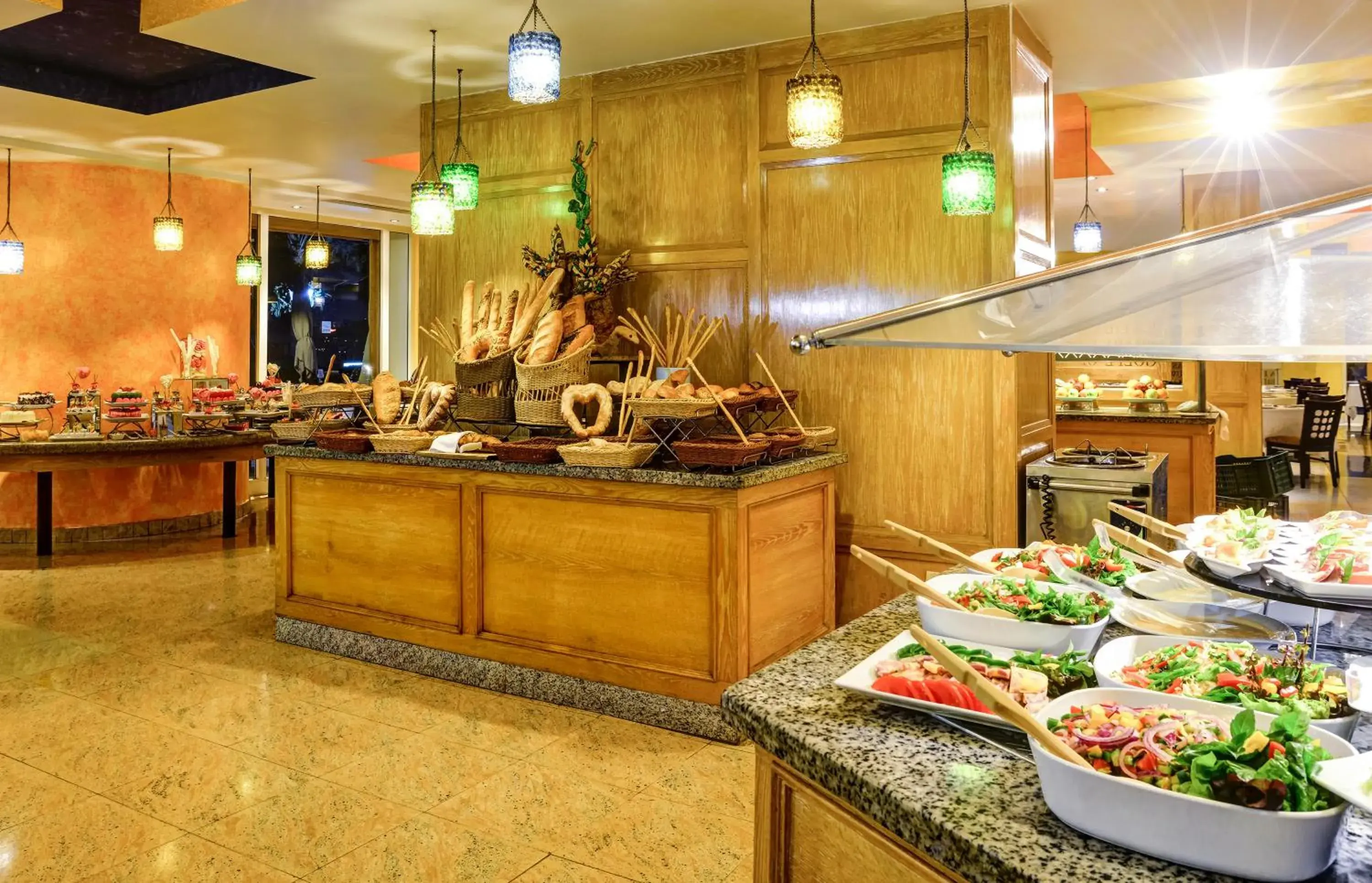 Buffet breakfast in Hotel Novotel Sharm El-Sheikh