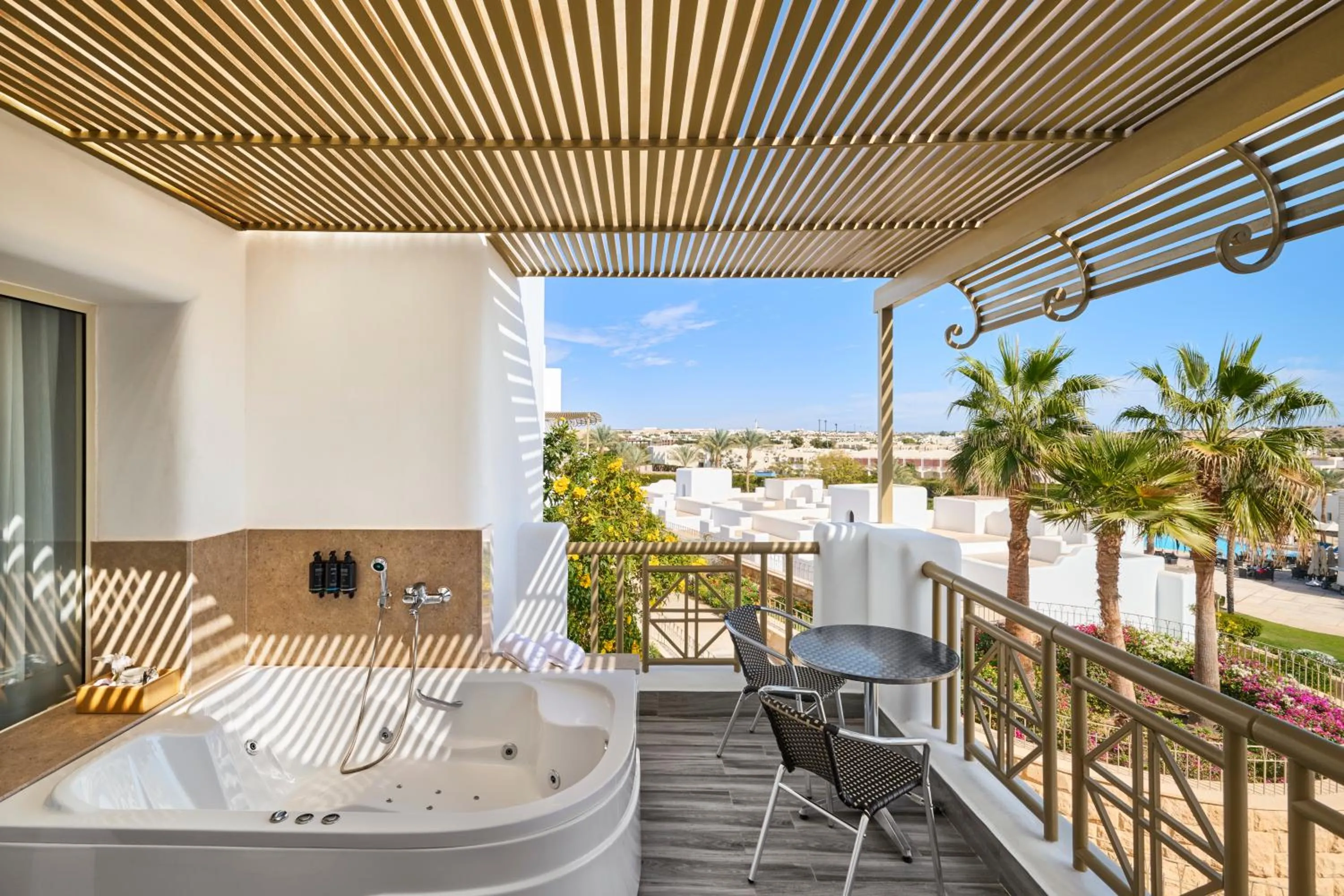 Patio in Hotel Novotel Sharm El-Sheikh