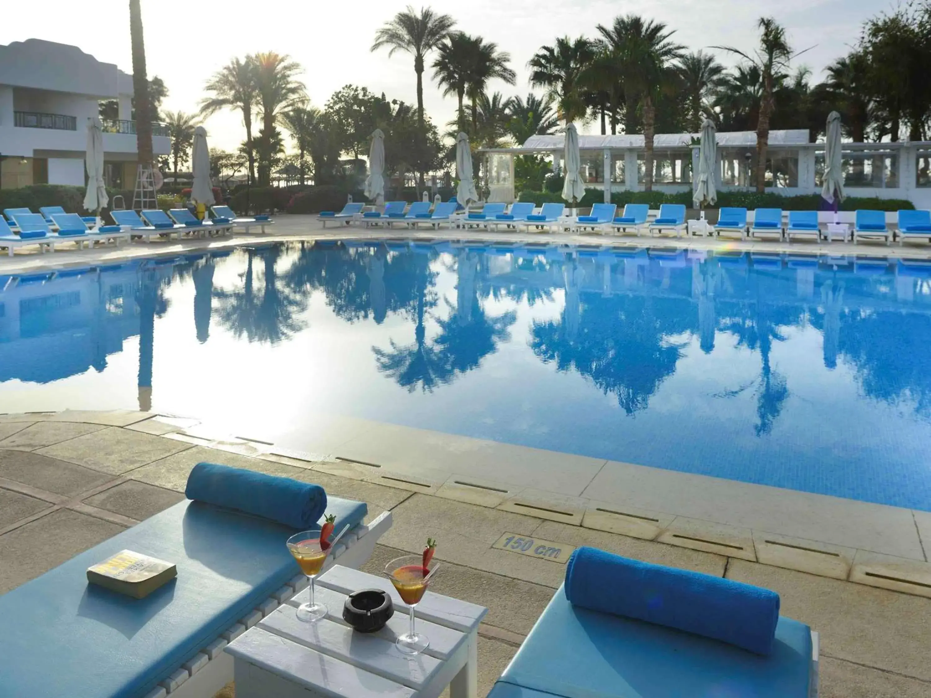 Lounge or bar, Swimming Pool in Hotel Novotel Sharm El-Sheikh
