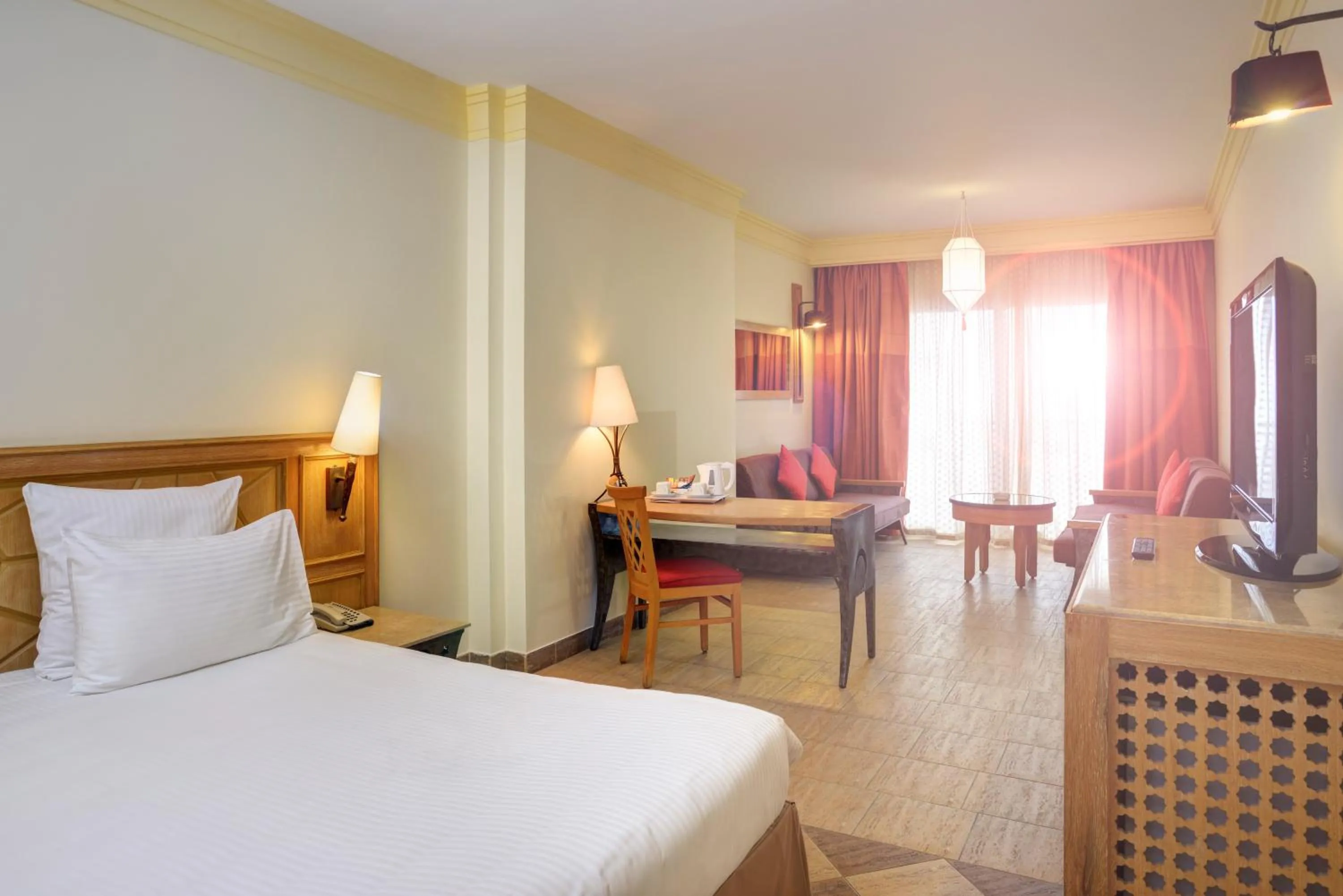 Bed in Hotel Novotel Sharm El-Sheikh