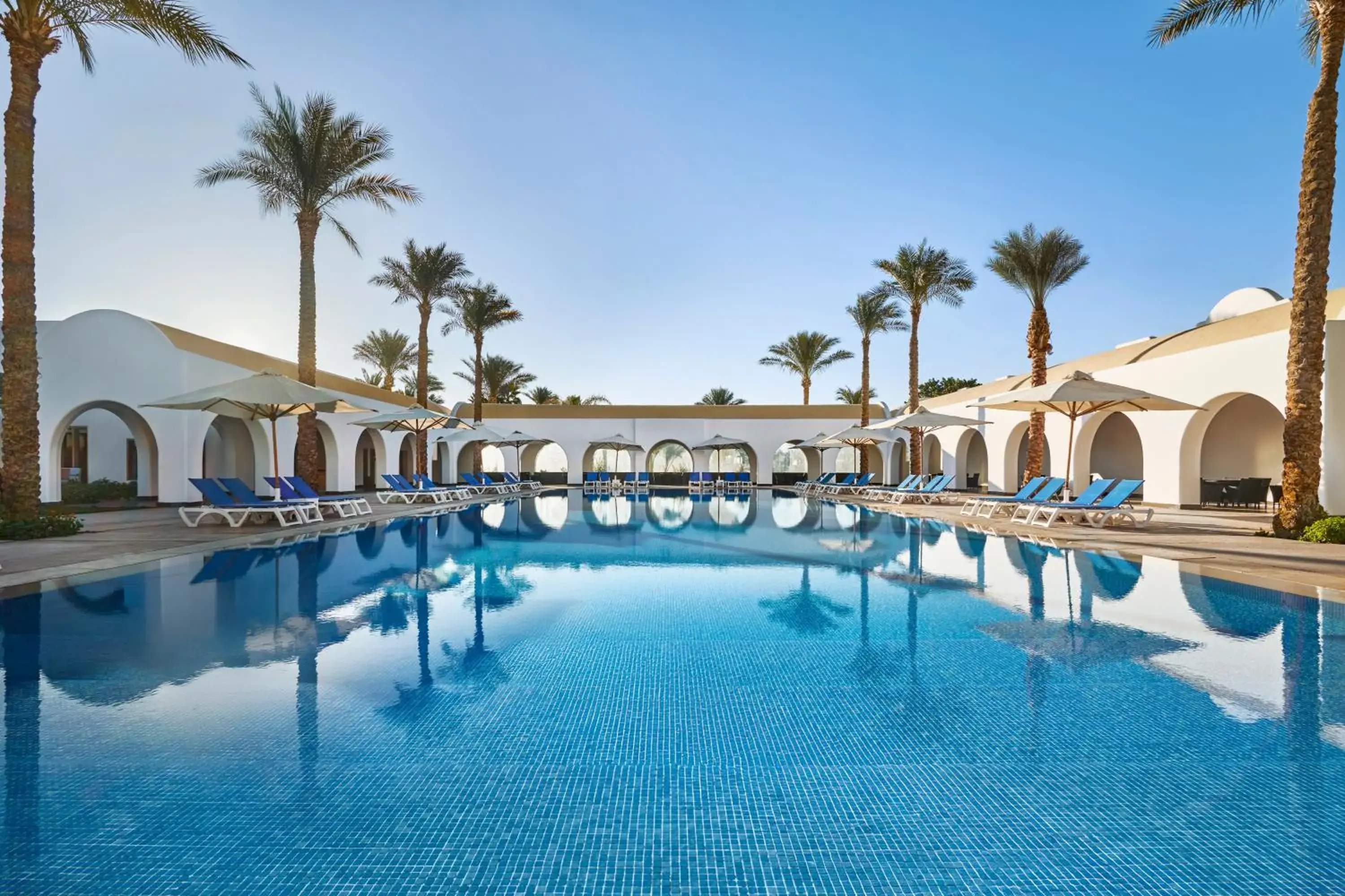 Pool view in Hotel Novotel Sharm El-Sheikh Pool view in Hotel Novotel Sharm El-Sheikh