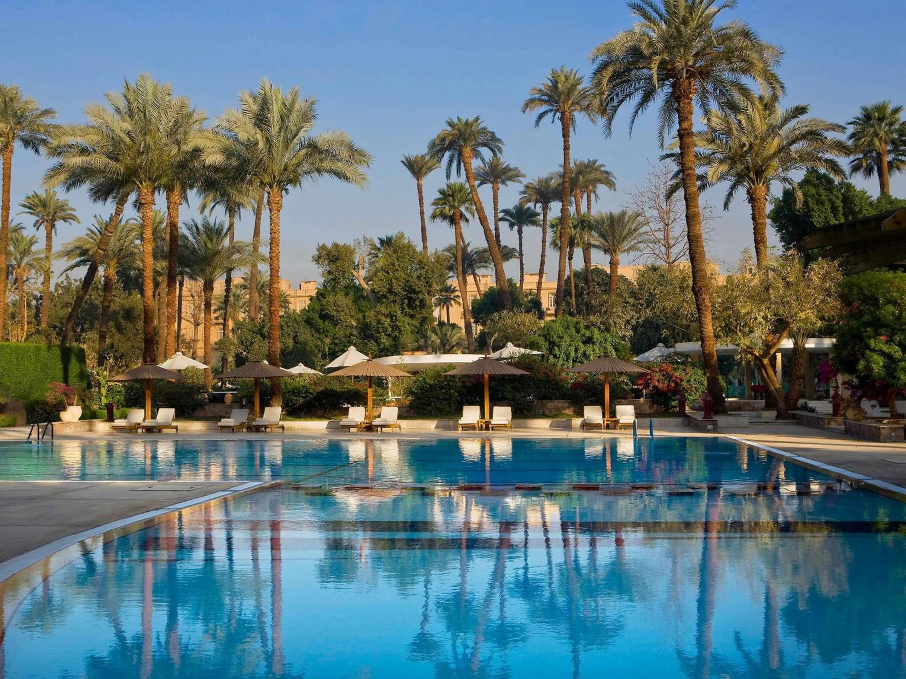 Pool view in Pavillon Winter Luxor