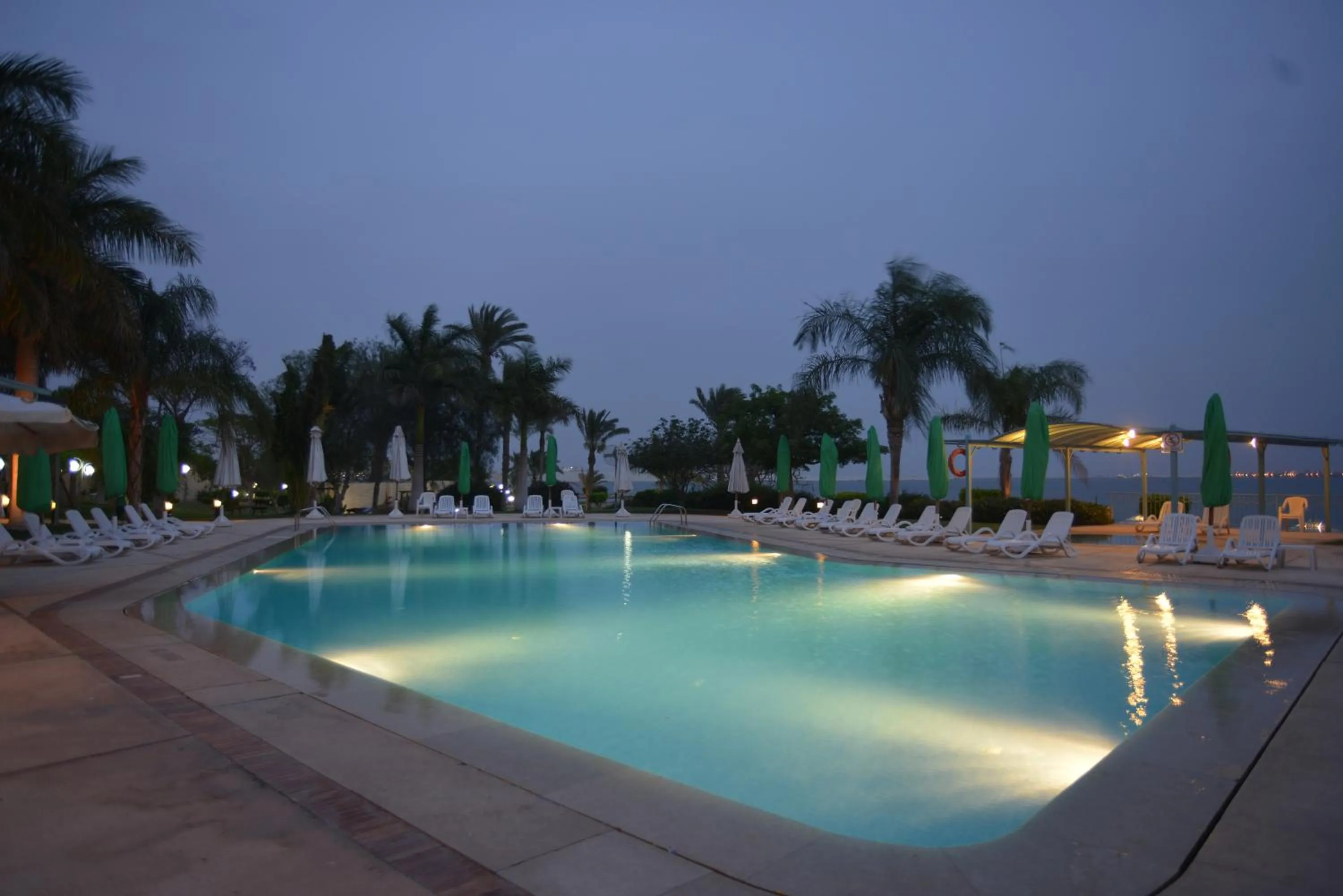 Pool view in Mercure Ismailia Forsan Island