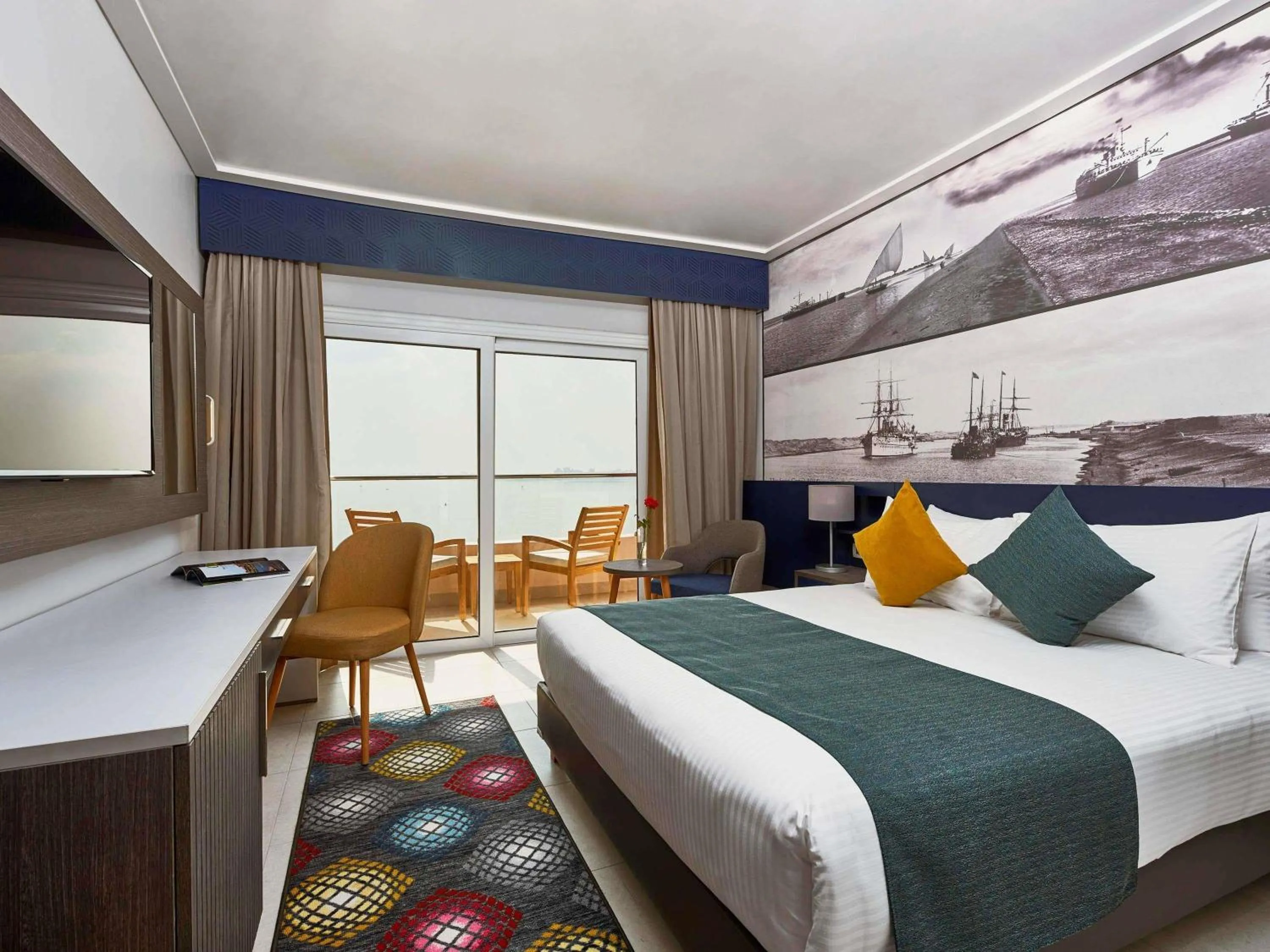 Bedroom, Bed in Mercure Ismailia Forsan Island