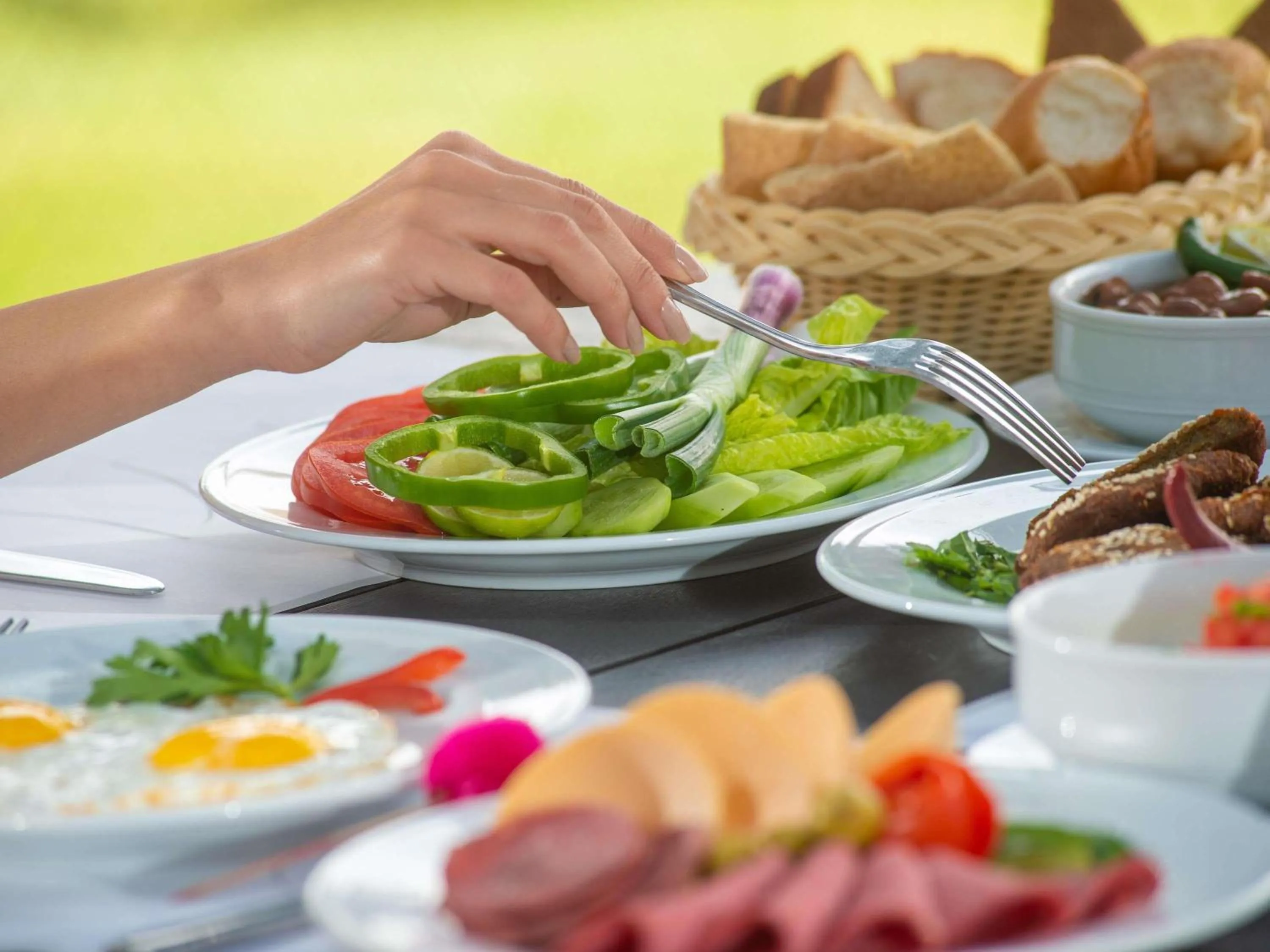 Breakfast in Mercure Ismailia Forsan Island
