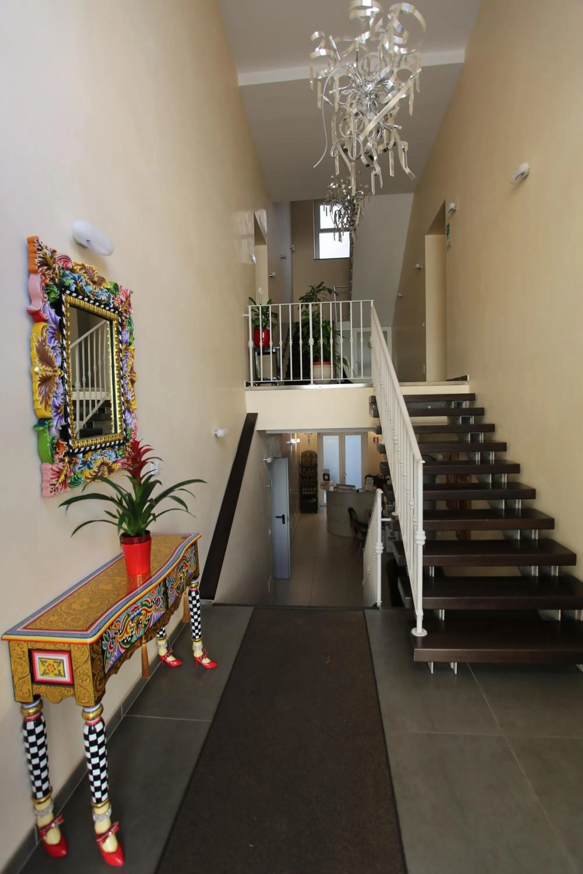 Lobby or reception in Hotel Eubea