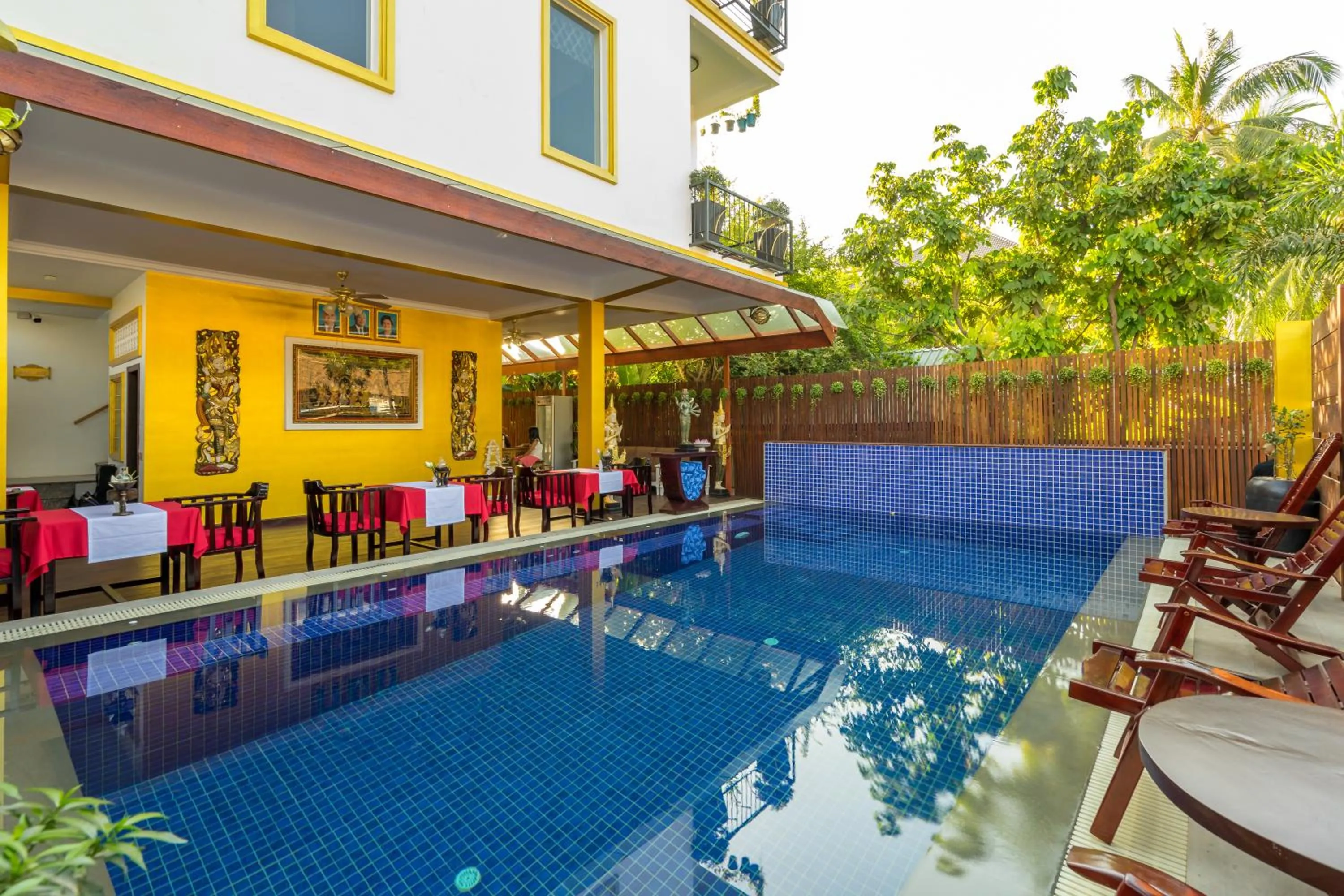 Swimming pool in Beyond Yangon Inn