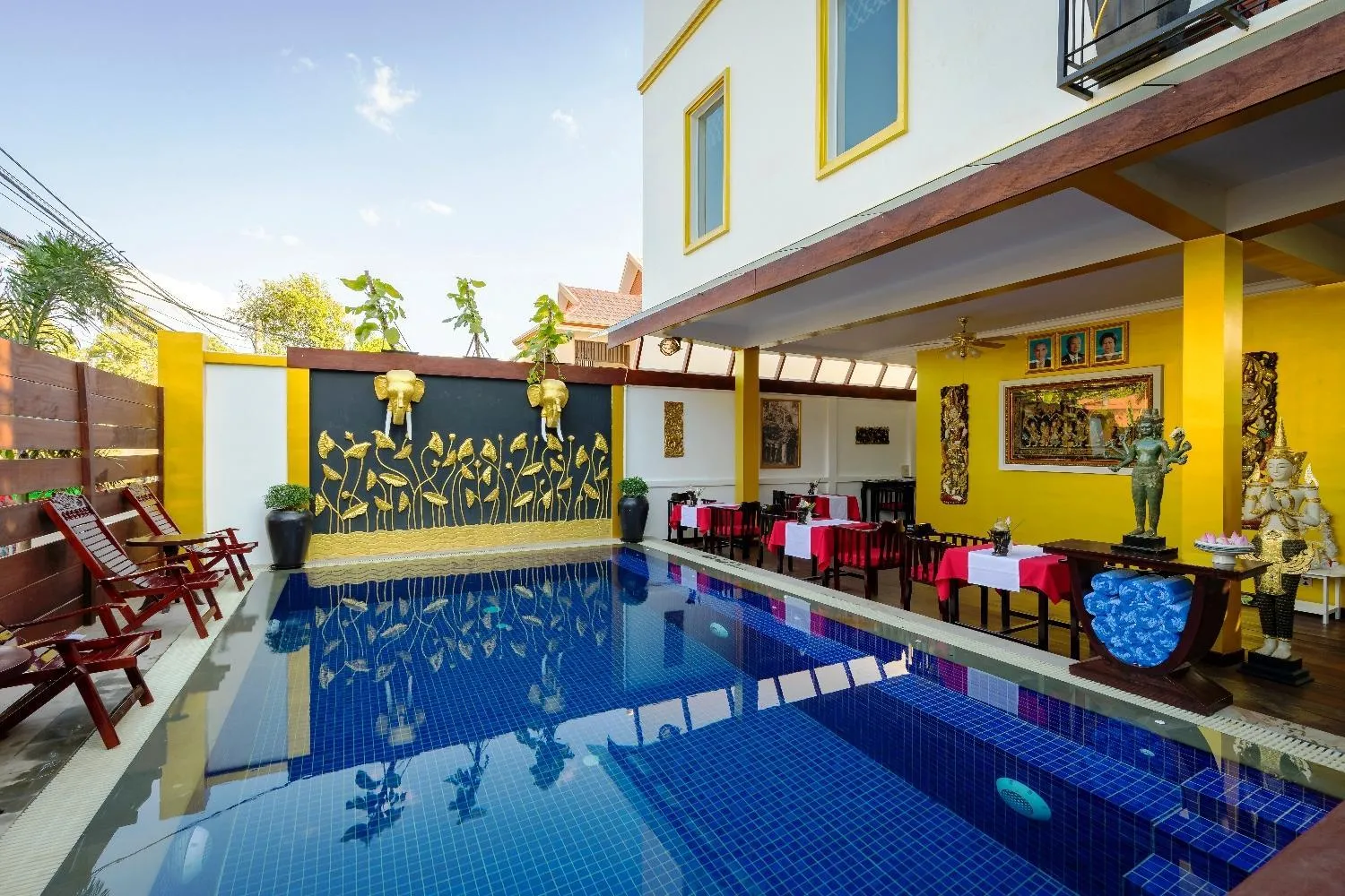 Swimming pool in Beyond Yangon Inn